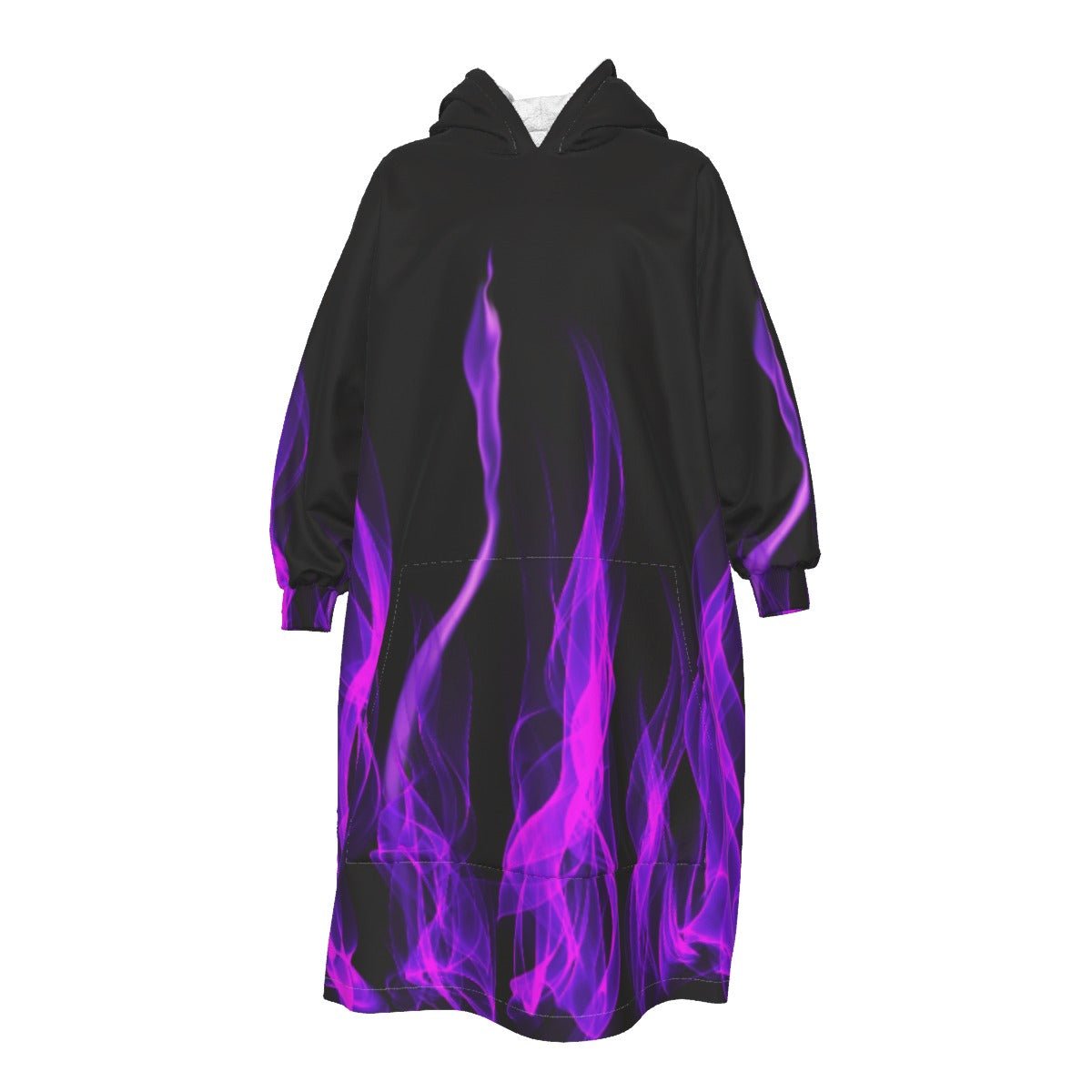 Purple Flame Villain - Inspired Kid's Wearable Hoodie Blanket disney costumedisney giftWrong Lever Clothing