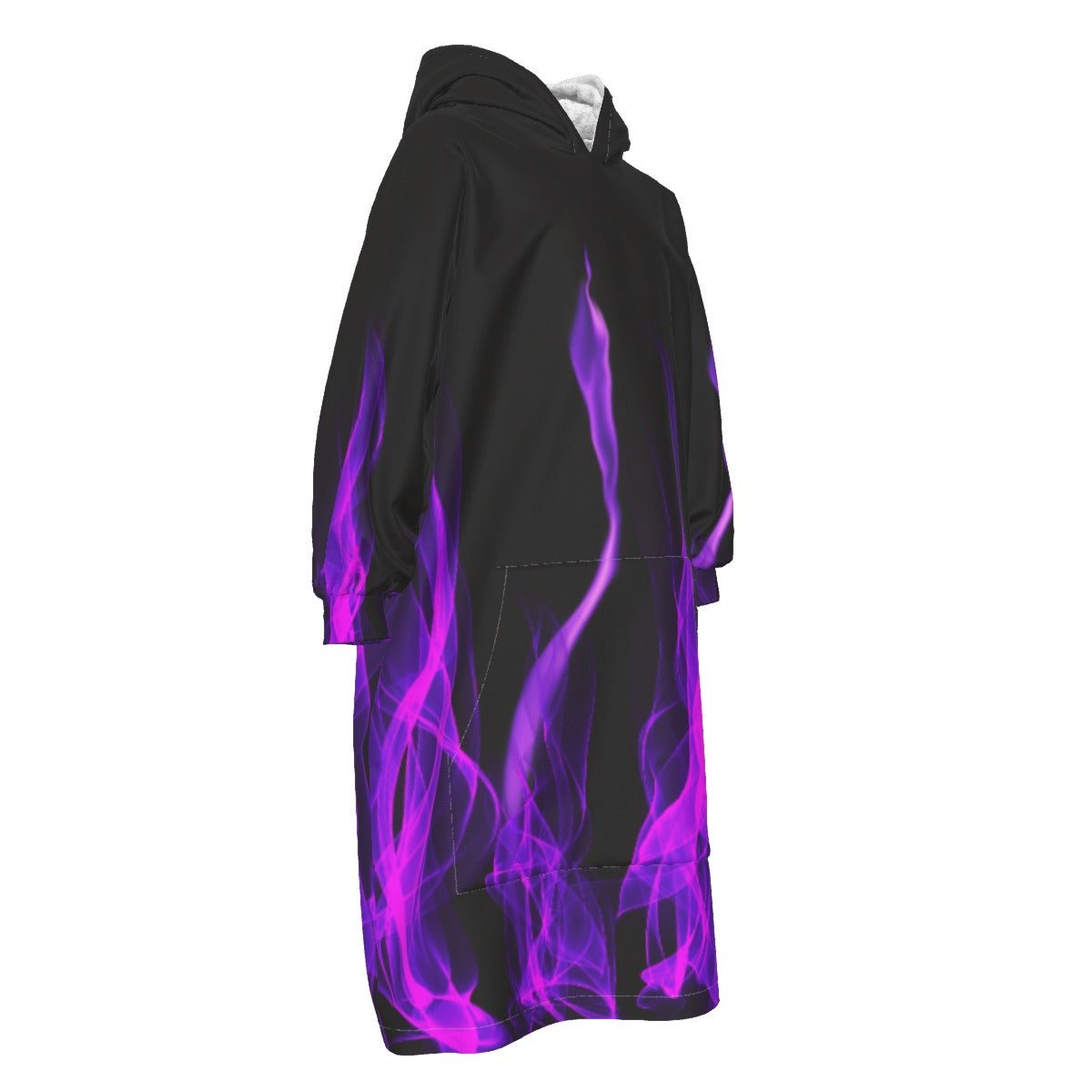 Purple Flame Villain - Inspired Kid's Wearable Hoodie Blanket disney costumedisney giftWrong Lever Clothing