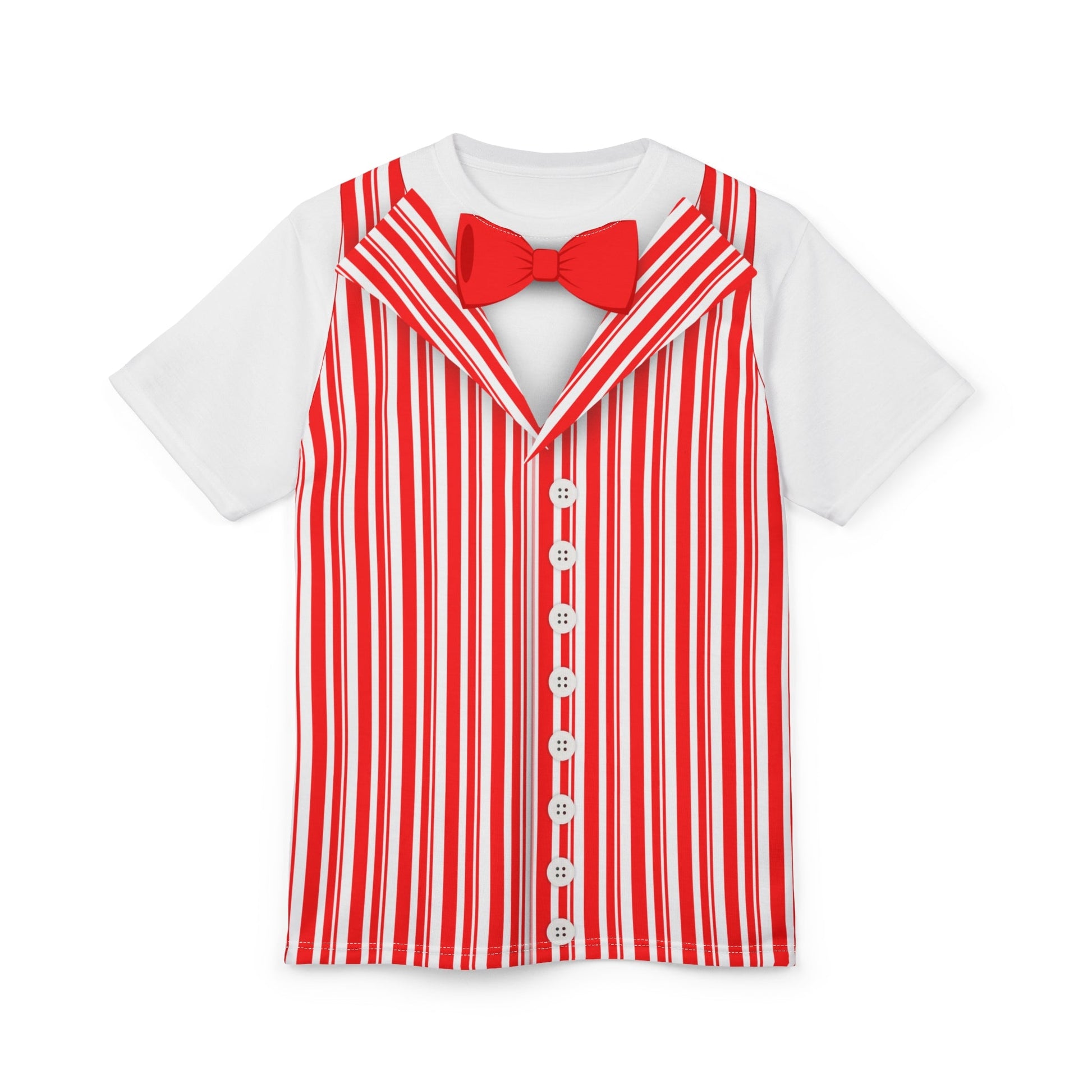 Red Dapper Day Main St Magic Inspired Unisex short sleeve shirt - Bounding Main St USA Style adult disney halloweenadult halloweenAll Over PrintsWrong Lever Clothing