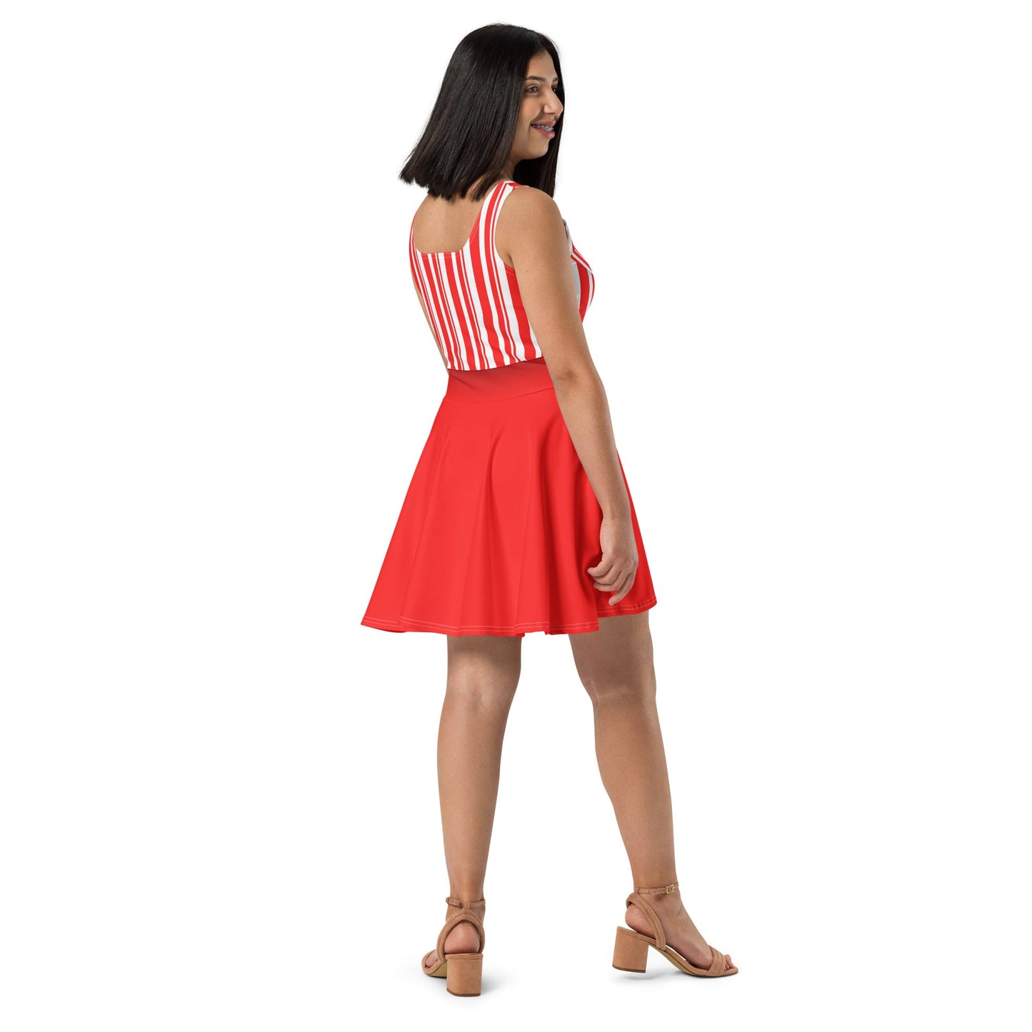 Red Dapper Day Main Street Magic Inspired Skater Dress - Bounding Main St USA style cosplaydapper danWrong Lever Clothing