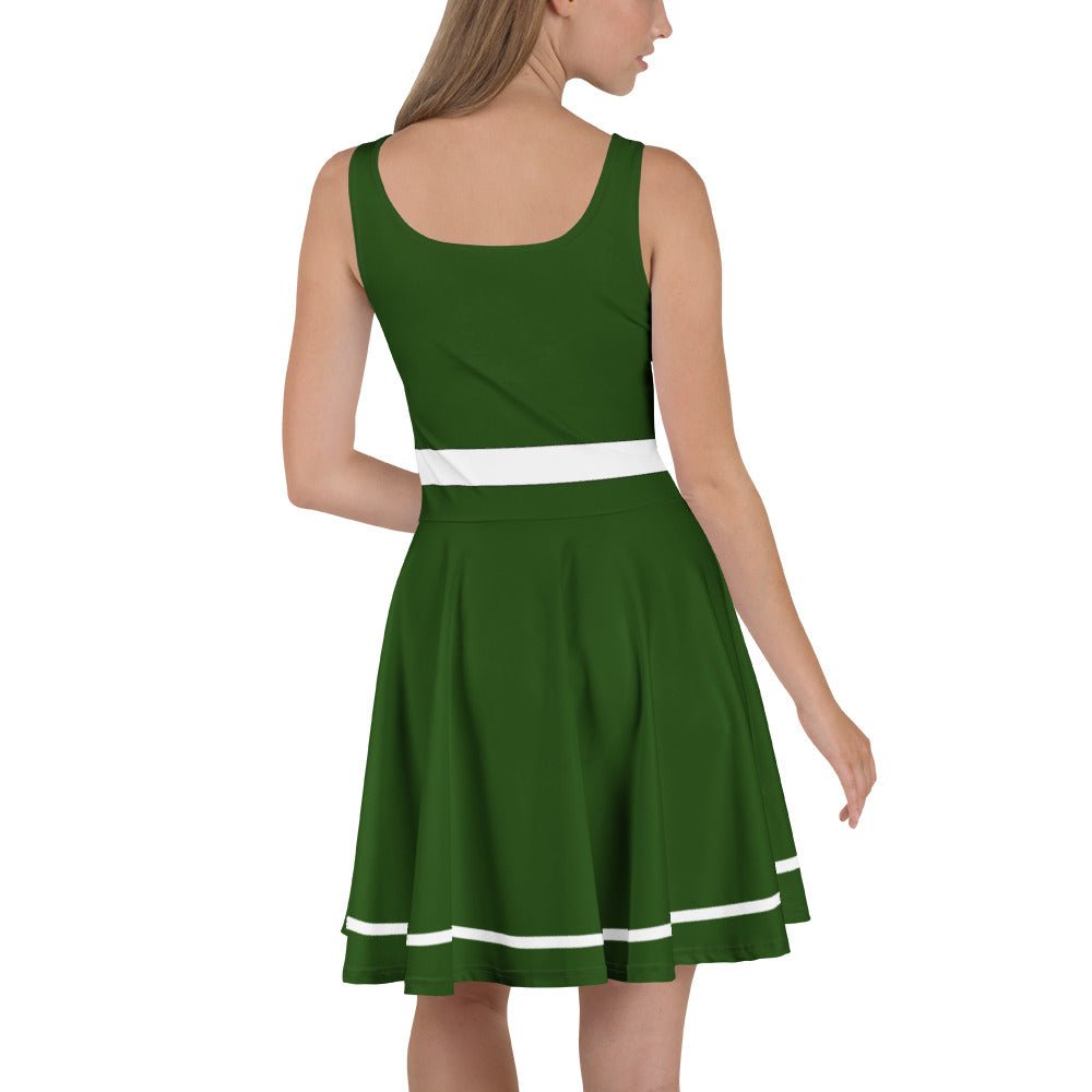 Red Striped Christmas Skater Dress Holiday Party Outfit, Retro Bow Dress, Festive Swing Dress, Cute Holiday Bound Look Xs Red Striped Christmas Skater Dress Holiday Party Outfit, Retro Bow Dress, Festive Swing Dress, Cute Holiday Bound Look Xs