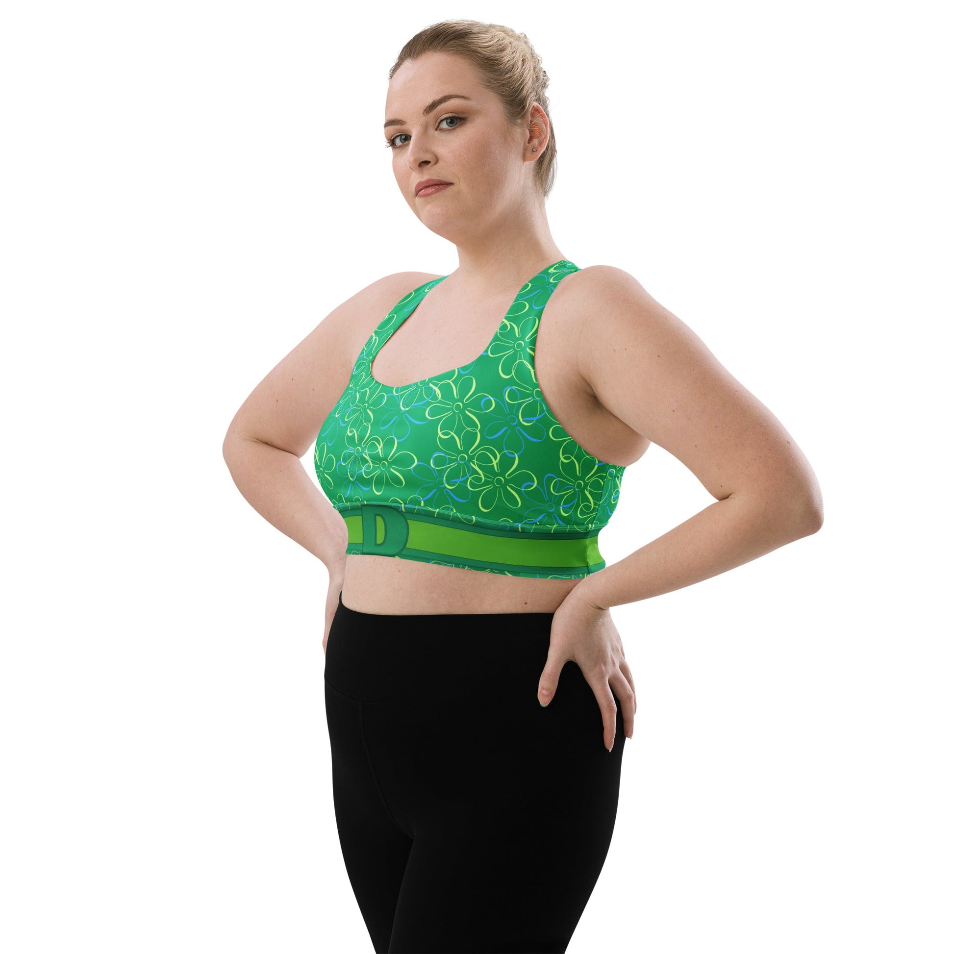 Sassy Emotion - Inspired Longline Sports Bra cosplaycostumeWrong Lever Clothing