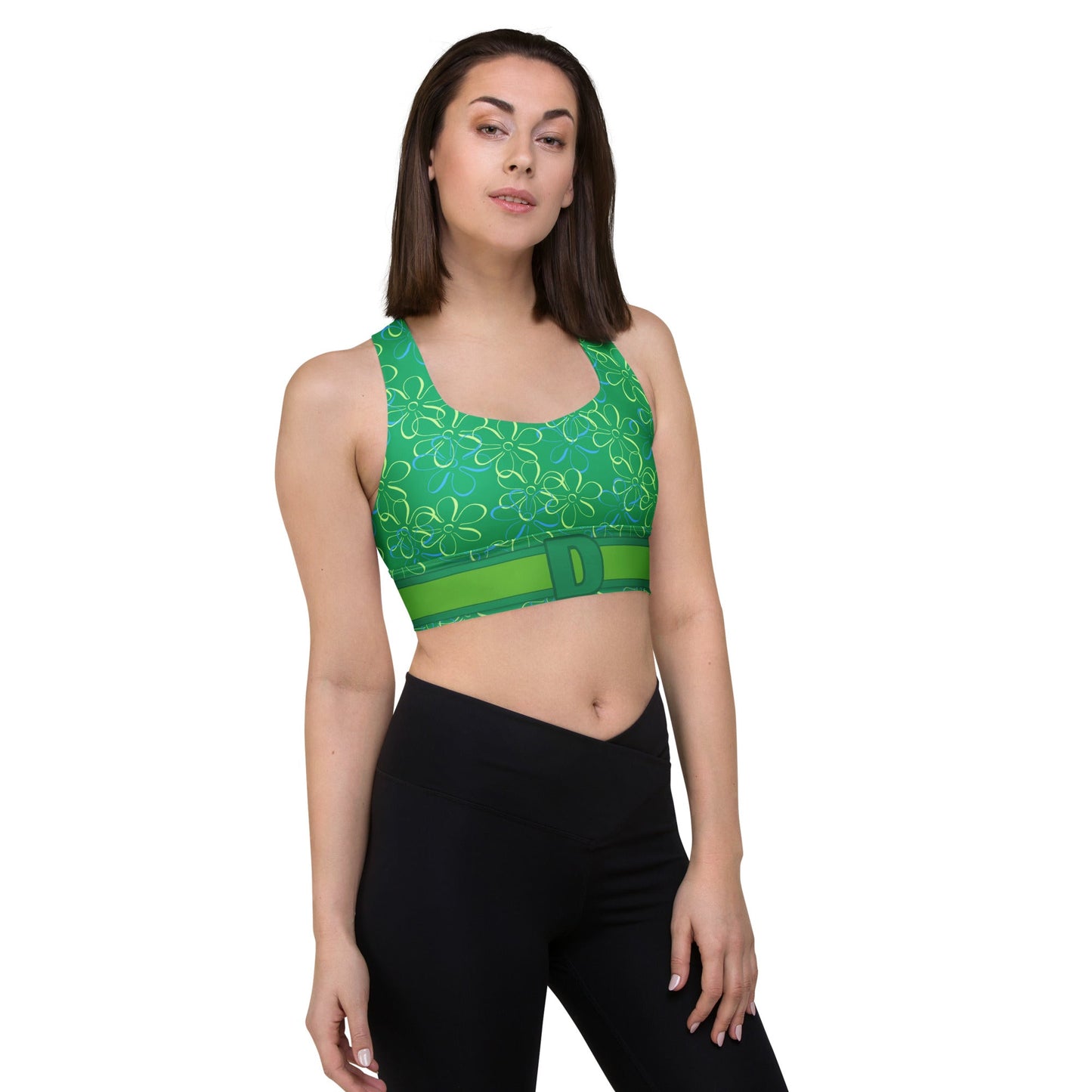 Sassy Emotion - Inspired Longline Sports Bra cosplaycostumeWrong Lever Clothing