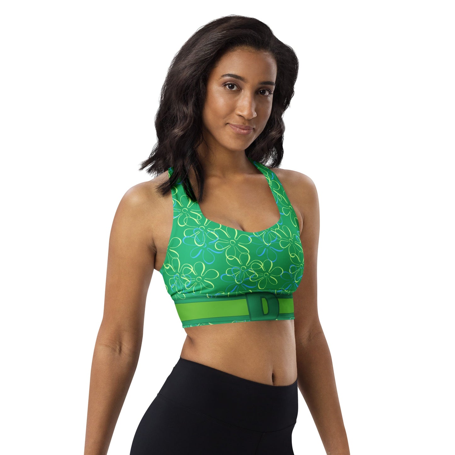 Sassy Emotion - Inspired Longline Sports Bra cosplaycostumeWrong Lever Clothing