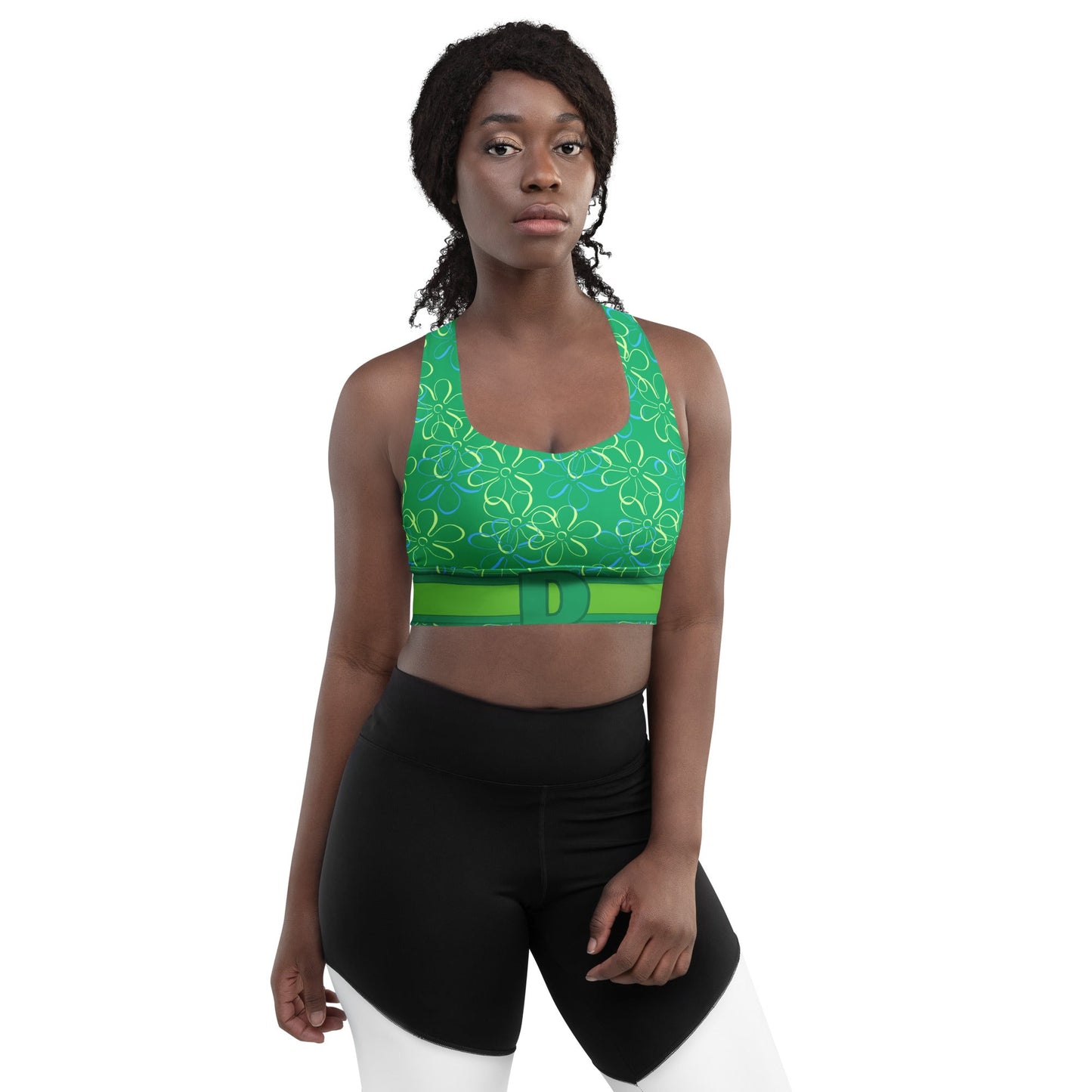 Sassy Emotion - Inspired Longline Sports Bra cosplaycostumeWrong Lever Clothing
