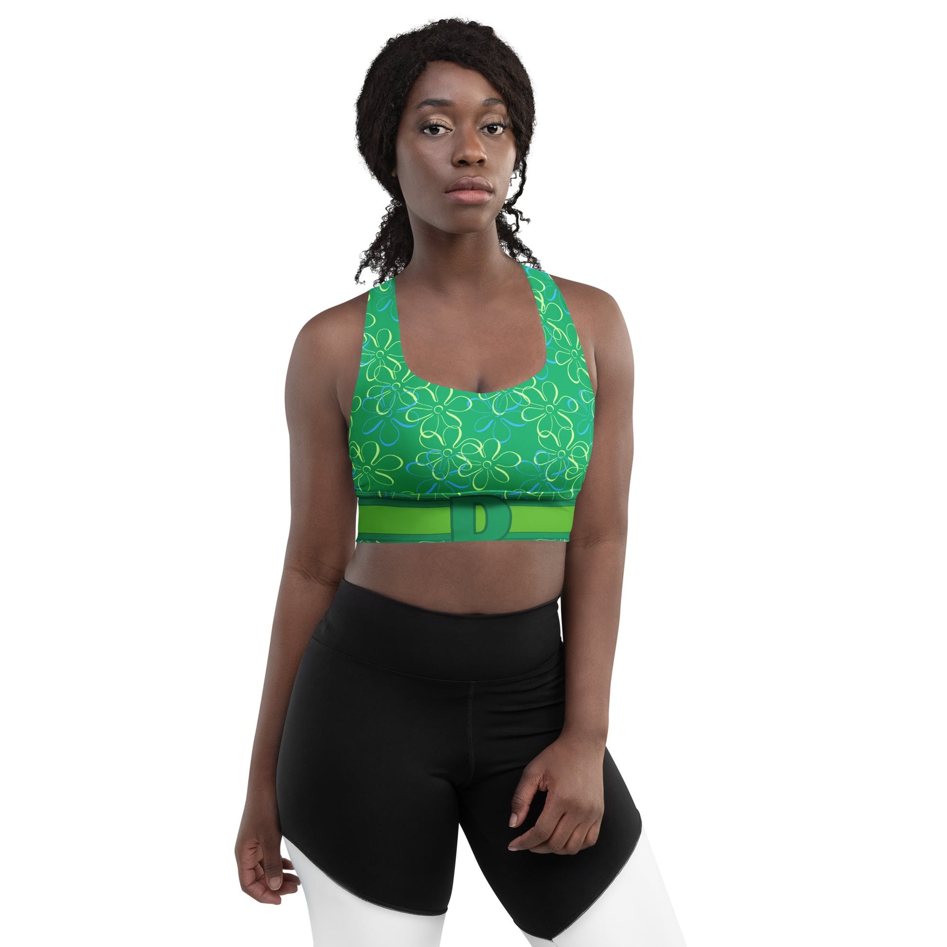 Sassy Emotion - Inspired Longline Sports Bra cosplaycostumeWrong Lever Clothing