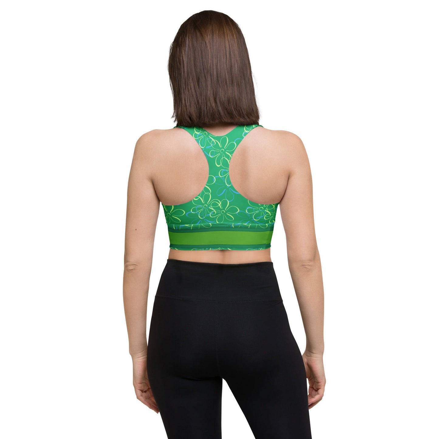 Sassy Emotion - Inspired Longline Sports Bra cosplaycostumeWrong Lever Clothing