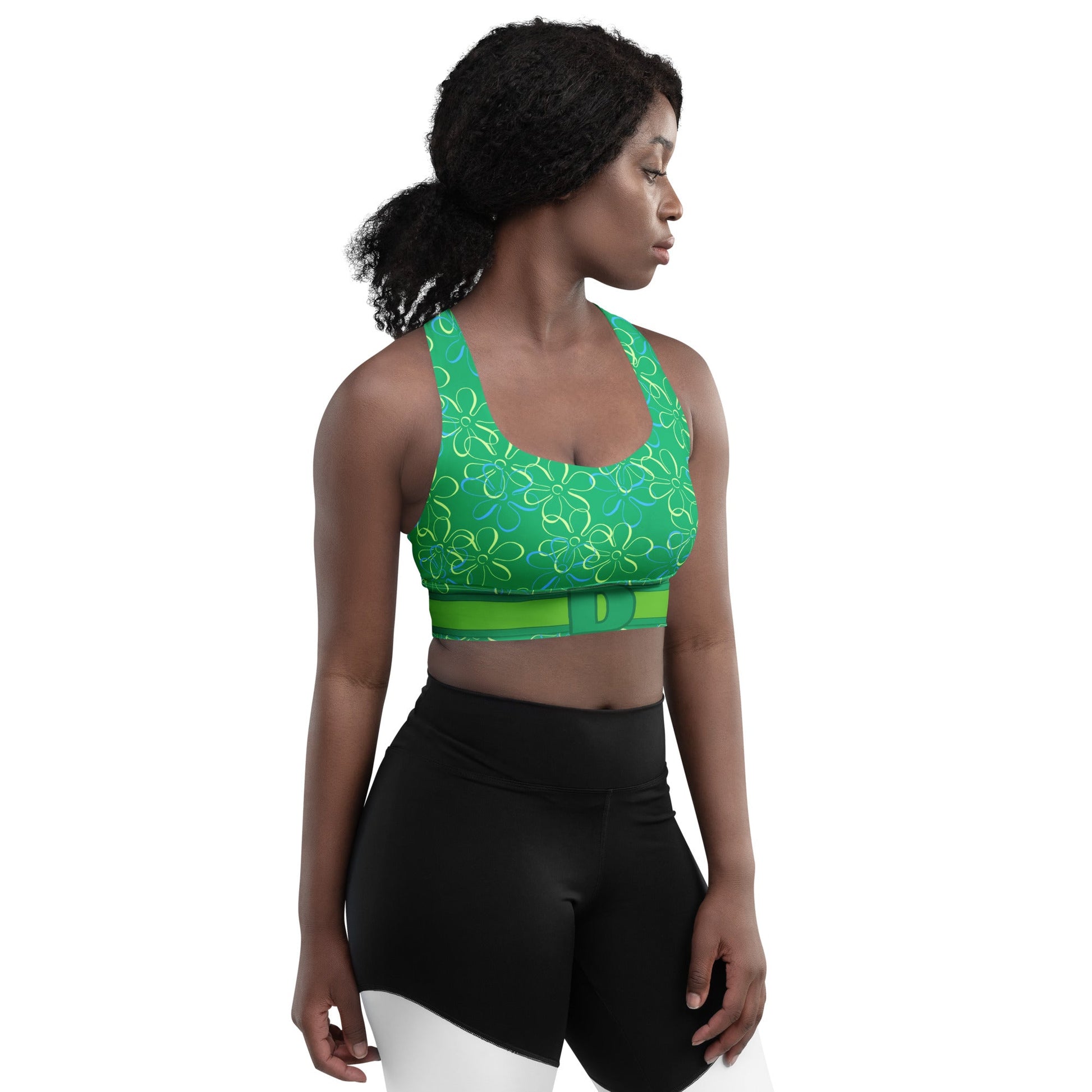 Sassy Emotion - Inspired Longline Sports Bra cosplaycostumeWrong Lever Clothing