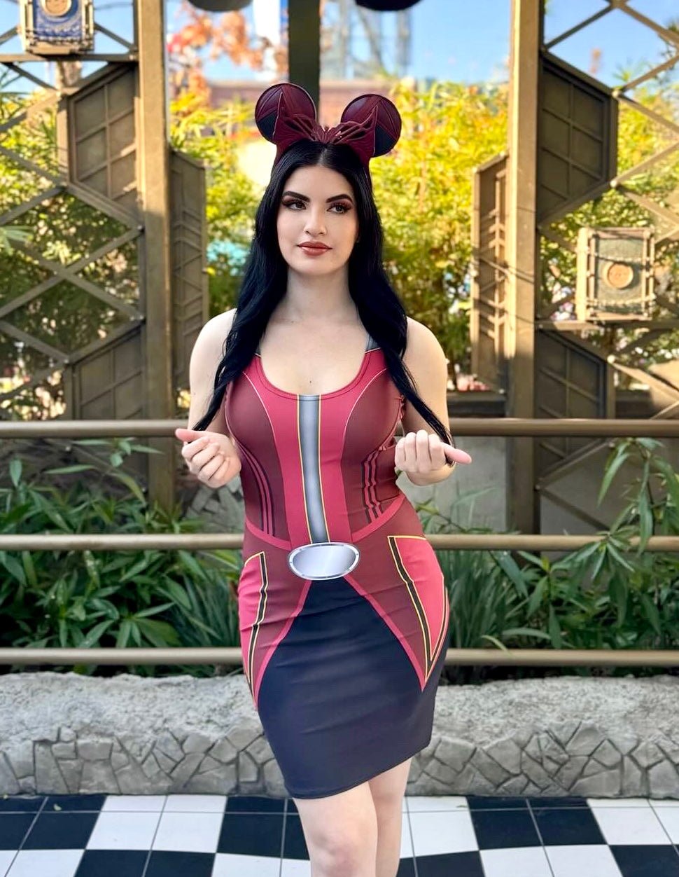 Scarlet Enchantress Dress - Cosplay, Costume Style avengers campusavengers cosplaySkater DressWrong Lever Clothing