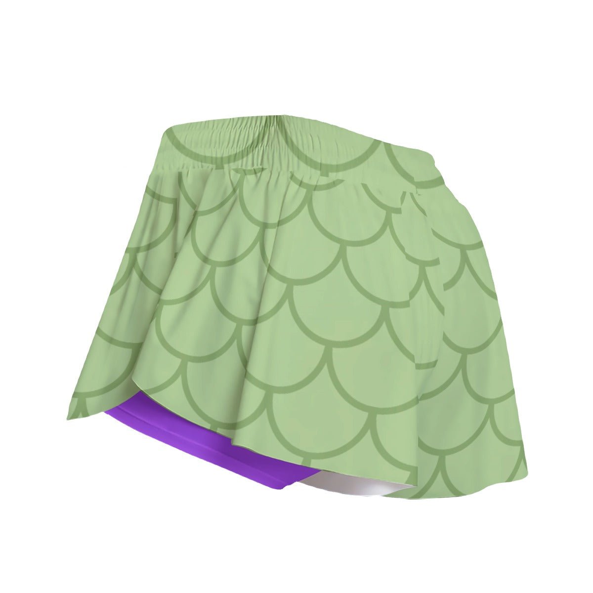 Sea Princess Butterfly Shorts – Iridescent Scale Pastel Ruffle Running Shorts bestselling run disneycosplayWrong Lever Clothing