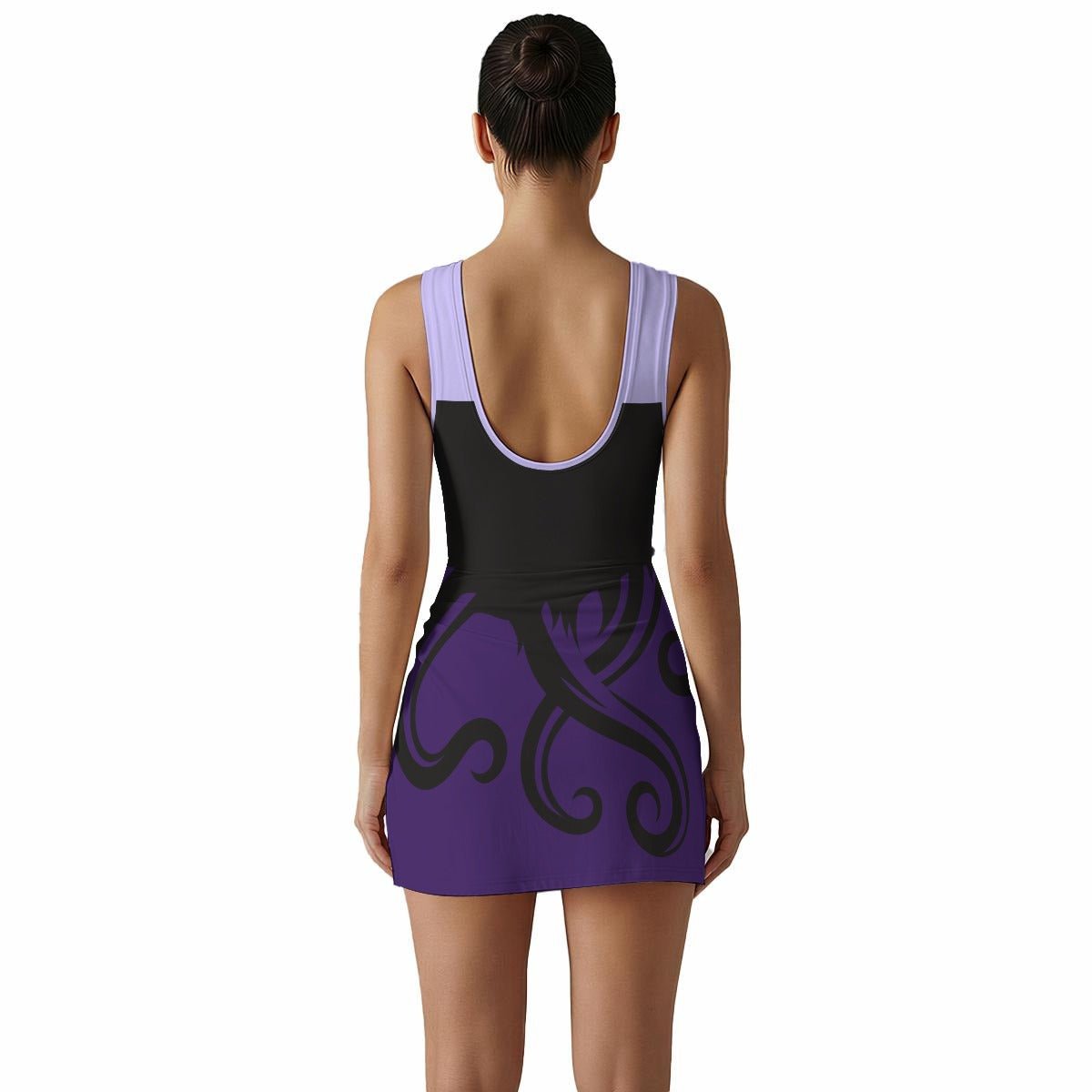 Sea Witch Inspired Sleeveless Bodysuit Dress cosplaydisney adultWrong Lever Clothing