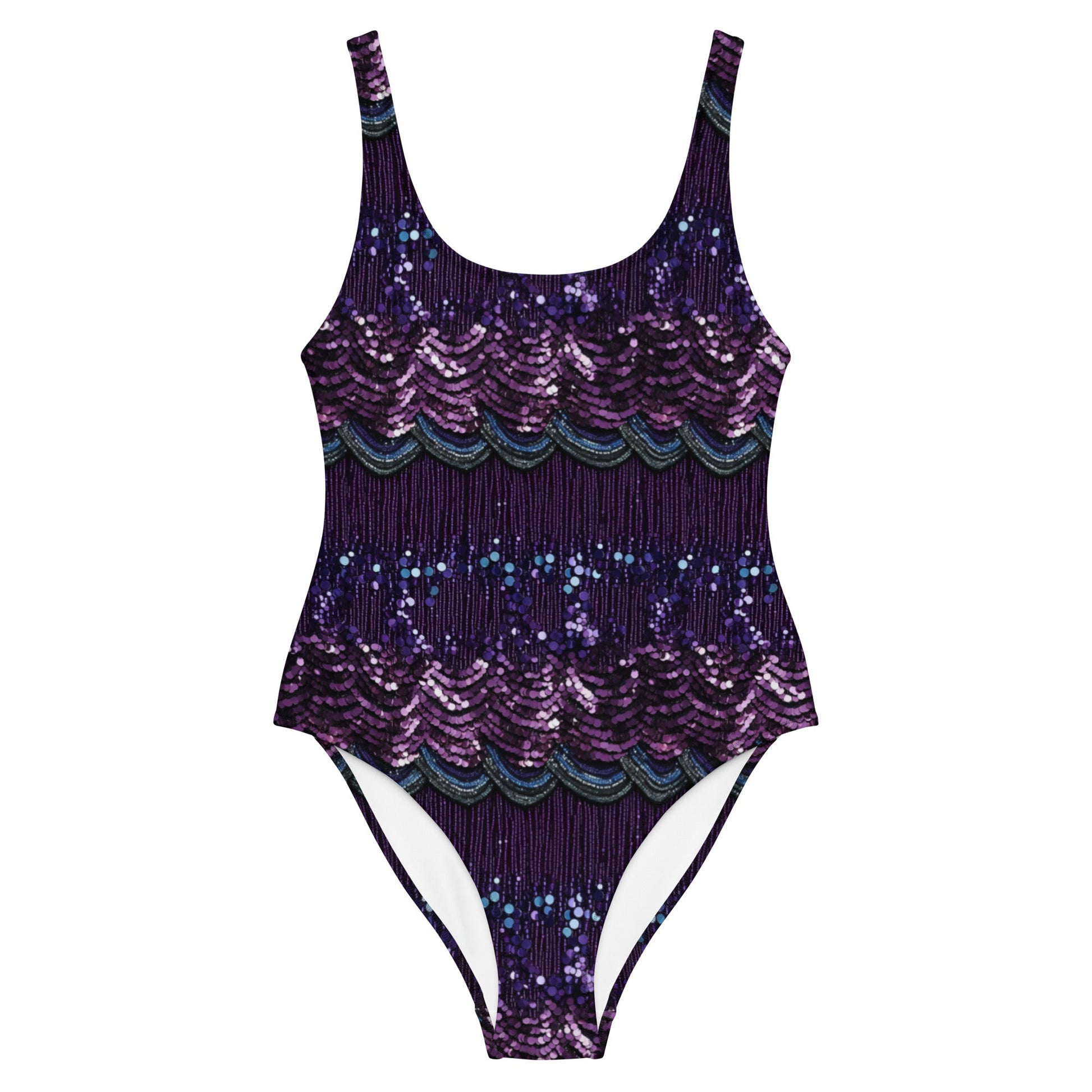 Speak Now Era One - Piece Swimsuit - Beading is Printed on beaded stylebodycon dressWrong Lever Clothing