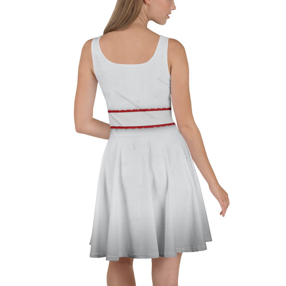 Spooky Clown Carnival Dress – Horror - Inspired Skater Dress for Halloween Lovers adult costumeall day costumeWrong Lever Clothing