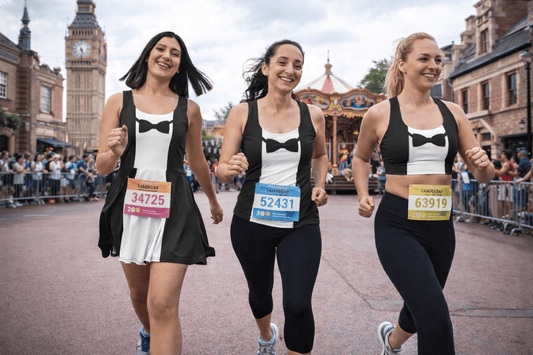 Sports Bra – Faux Tuxedo Penguin Design cosplaydisney adultWrong Lever Clothing