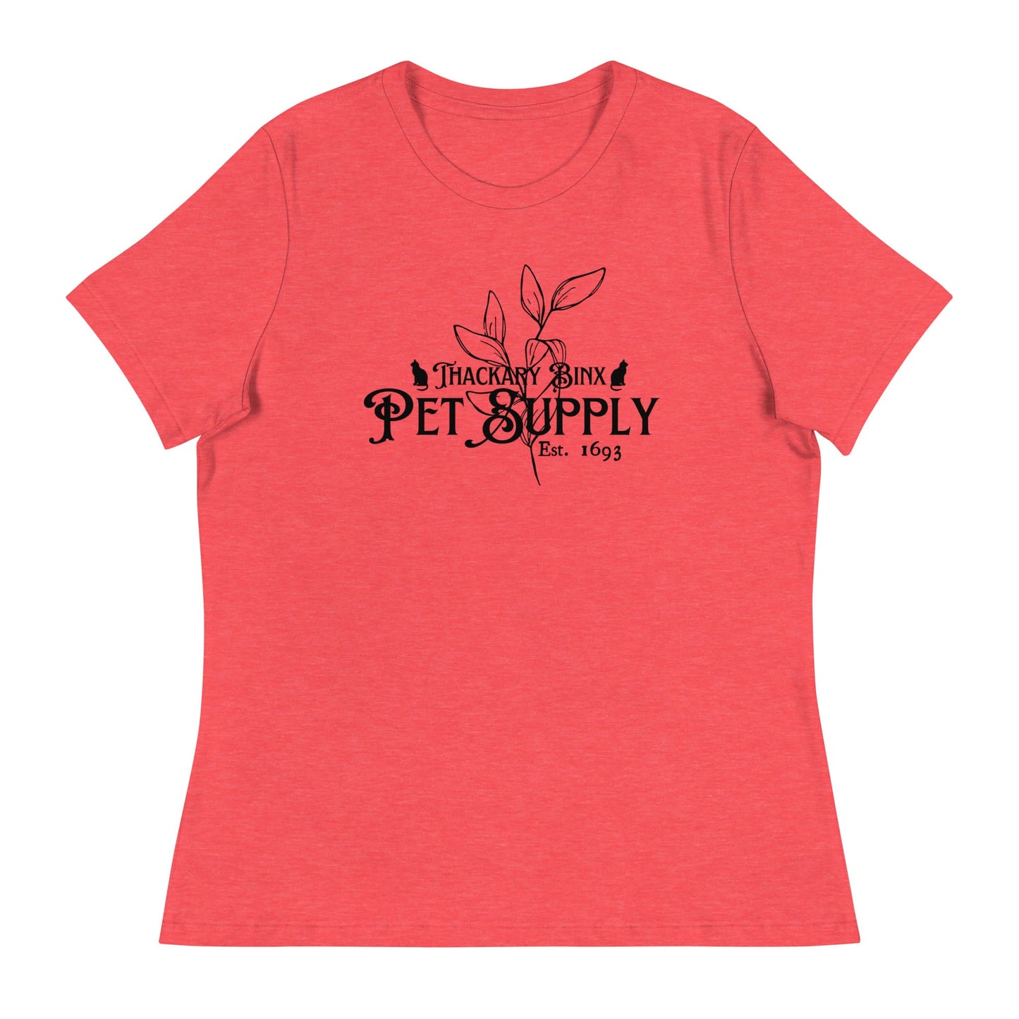 Thackary Binx Women&#39;s Relaxed T-Shirt happiness is addictiveWrong Lever Clothing