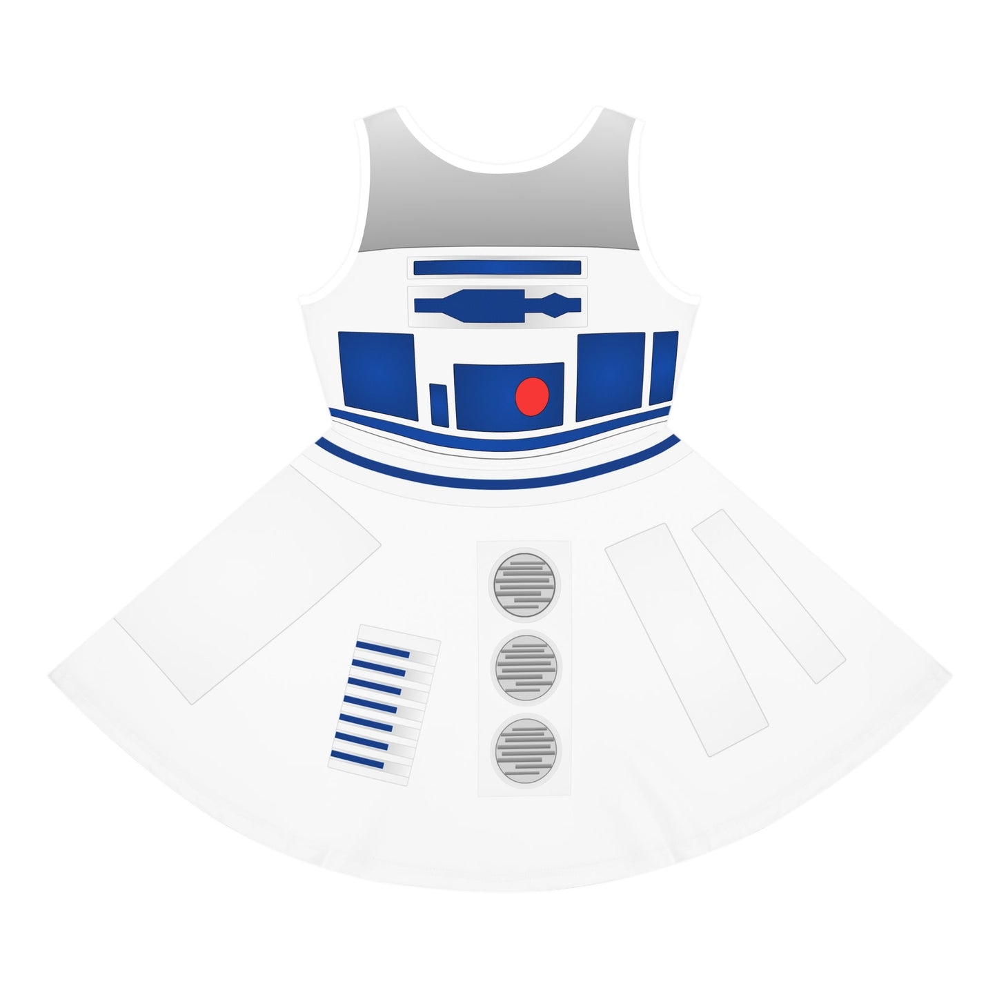 The Droid Girls' Sleeveless Sundress All Over PrintAOPAll Over PrintsWrong Lever Clothing