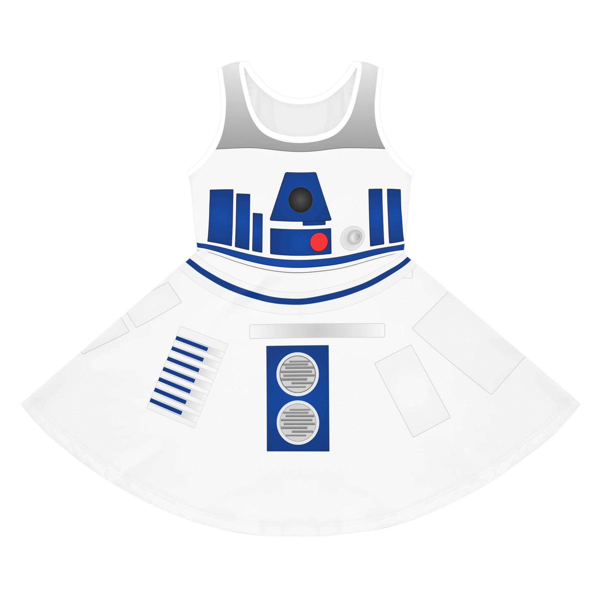 The Droid Girls' Sleeveless Sundress All Over PrintAOPAll Over PrintsWrong Lever Clothing