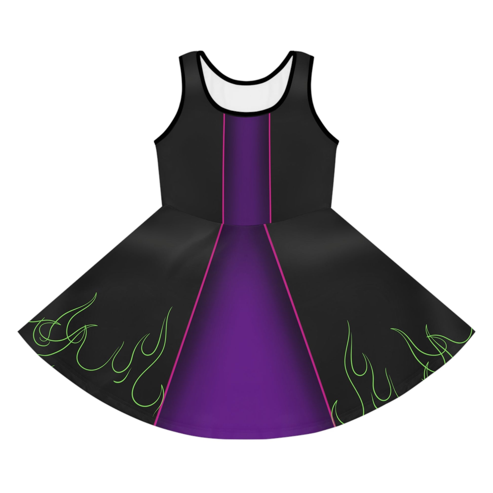 The Evil One Girls' Sleeveless Sundress All Over PrintAOPAll Over PrintsWrong Lever Clothing