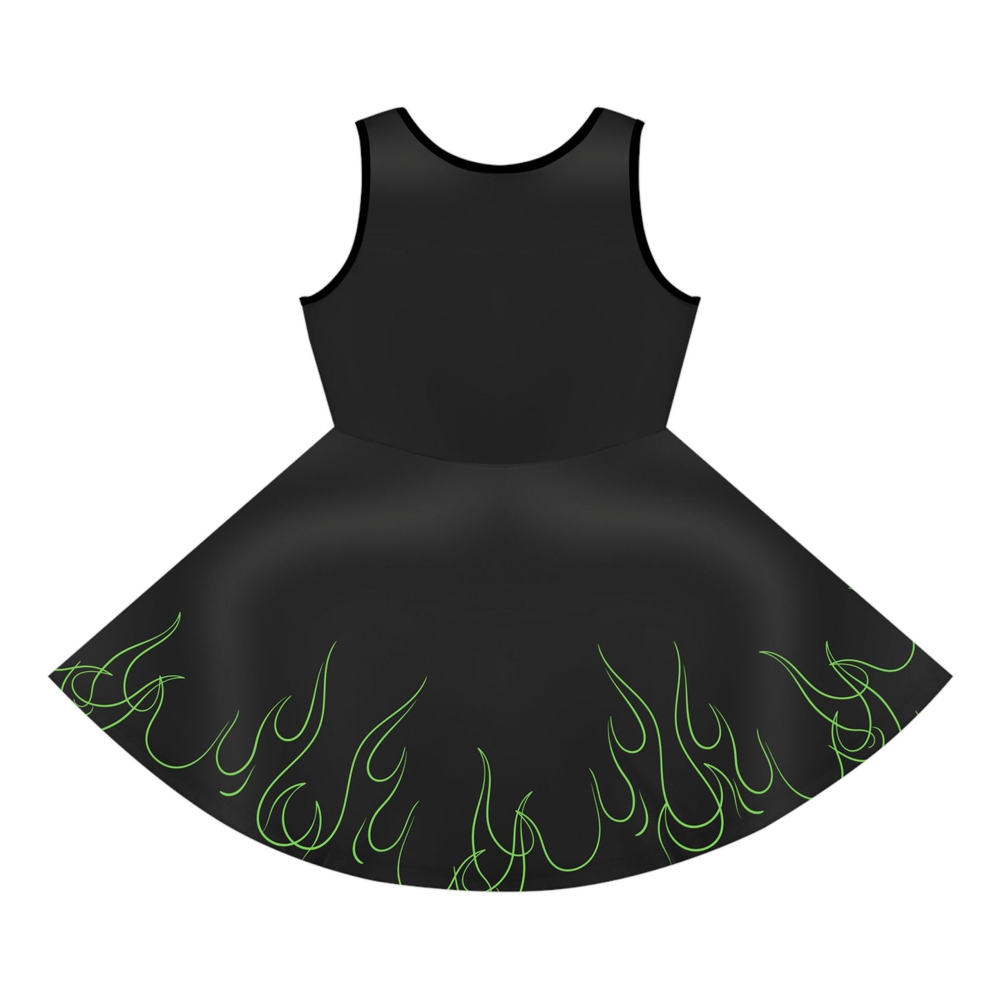 The Evil One Girls' Sleeveless Sundress All Over PrintAOPAll Over PrintsWrong Lever Clothing