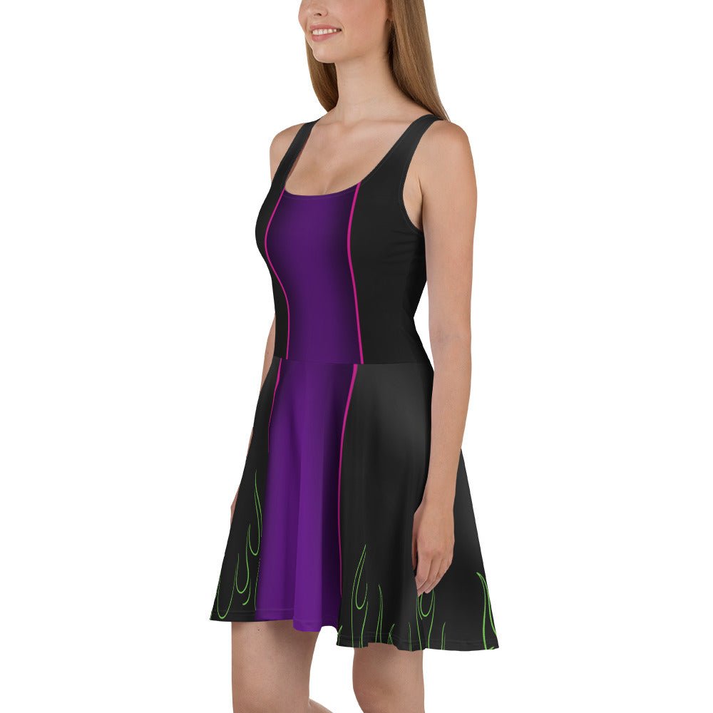 The Evil One Skater Dress cosplaydisney adultWrong Lever Clothing