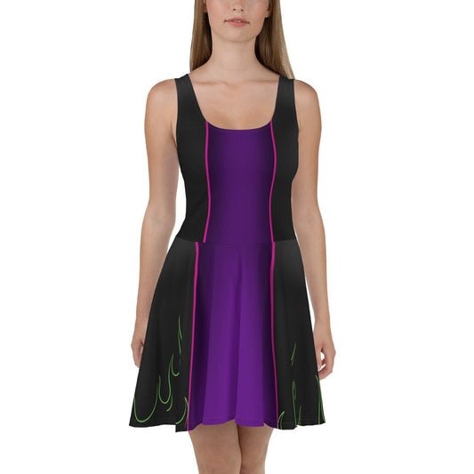 The Evil One Skater Dress cosplaydisney adultWrong Lever Clothing