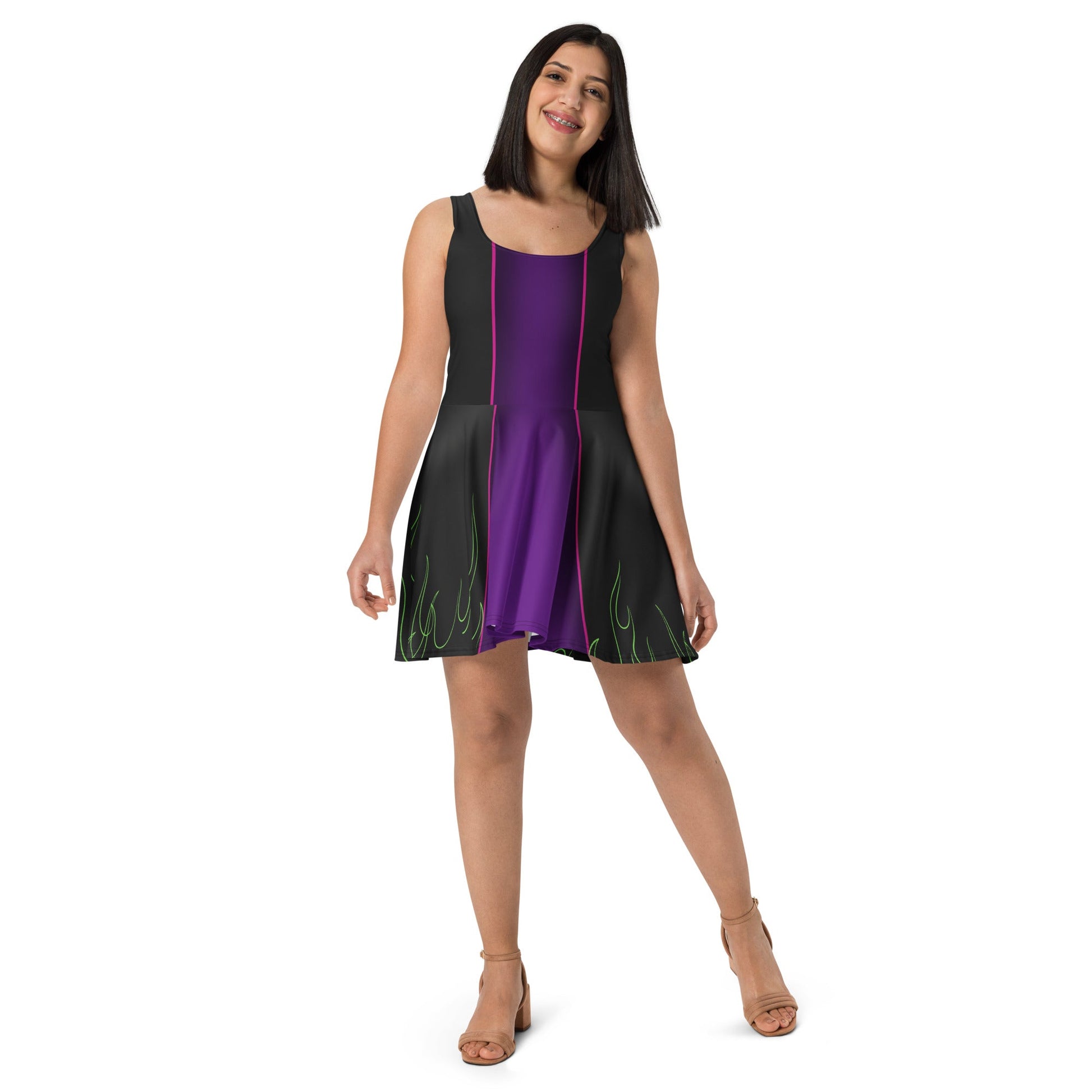 The Evil One Skater Dress cosplaydisney adultWrong Lever Clothing