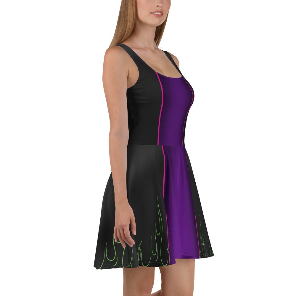 The Evil One Skater Dress cosplaydisney adultWrong Lever Clothing