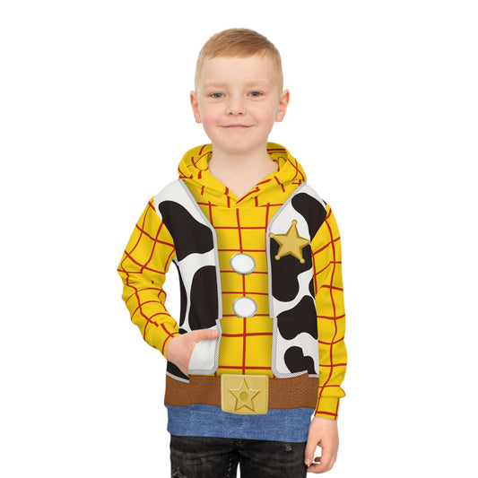 The Friendly Cowboy Children's Hoodie All Over PrintAOPAll Over PrintsWrong Lever Clothing