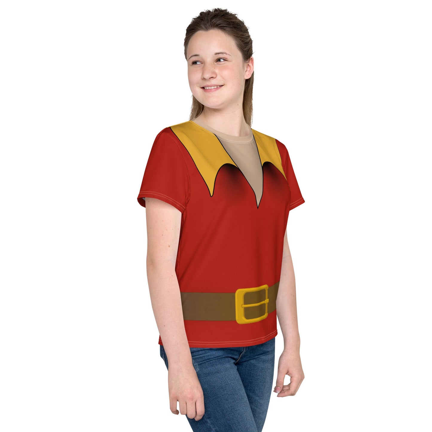 The Gaston Youth crew neck t-shirt beauty beastcosplayWrong Lever Clothing