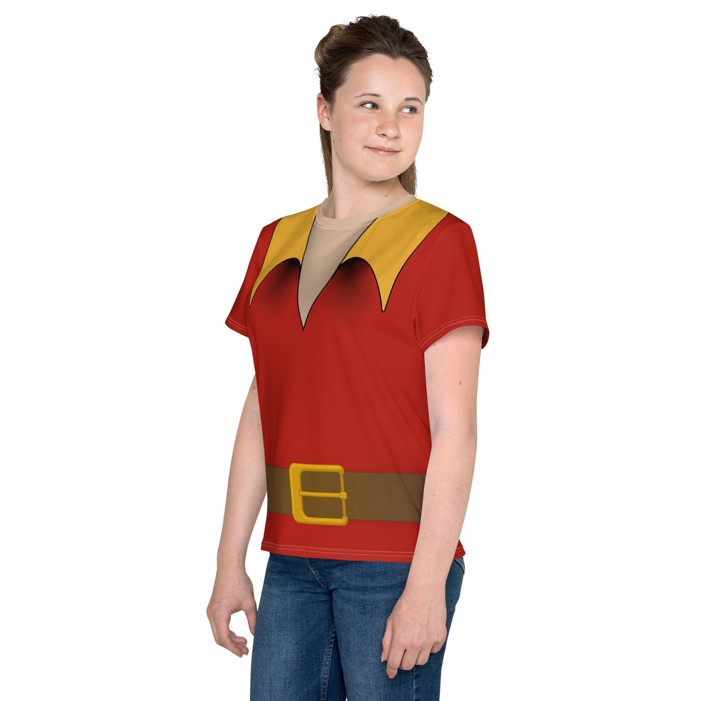 The Gaston Youth crew neck t-shirt beauty beastcosplayWrong Lever Clothing