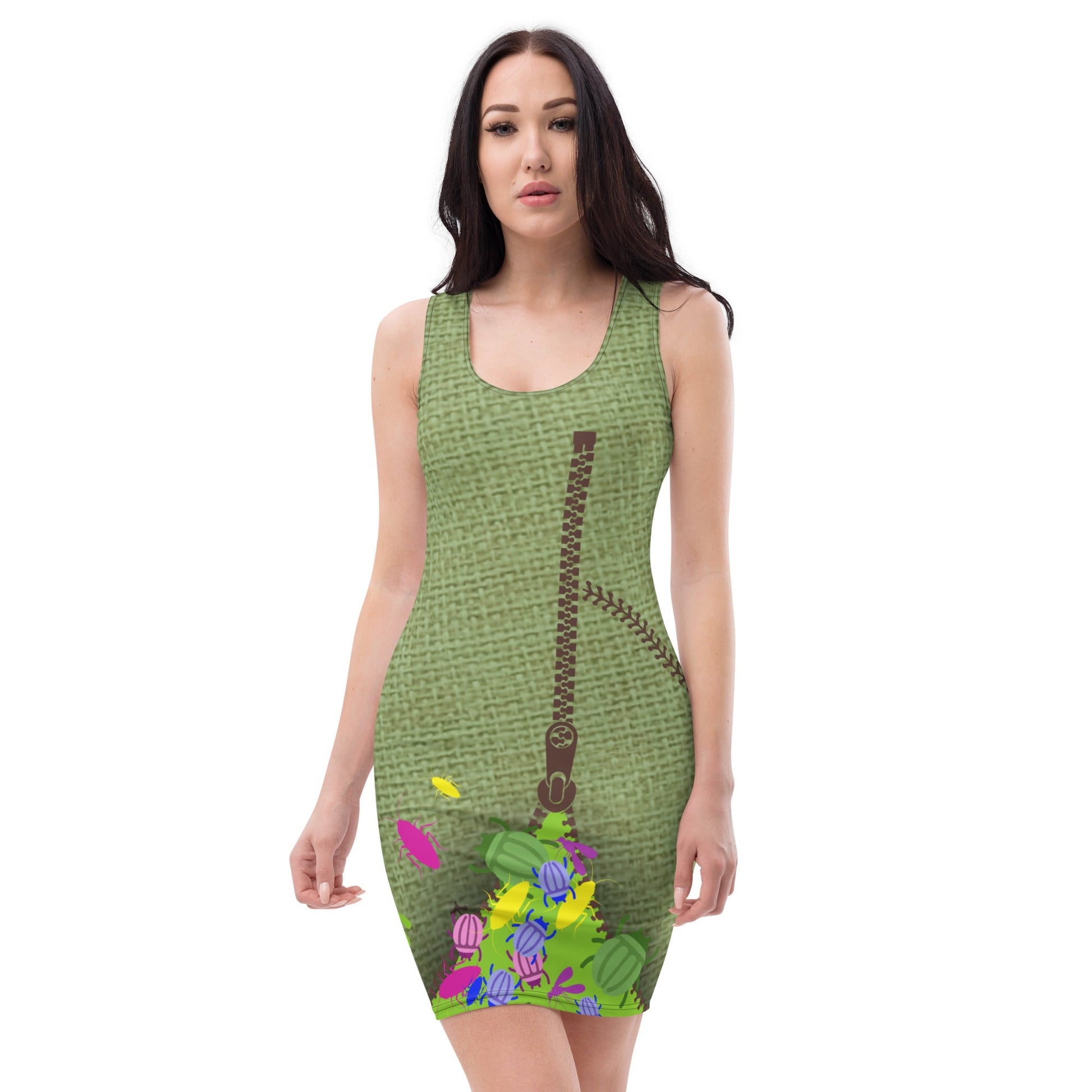 The Green Oogie Boogie Bodycon dress christmascosplayWrong Lever Clothing