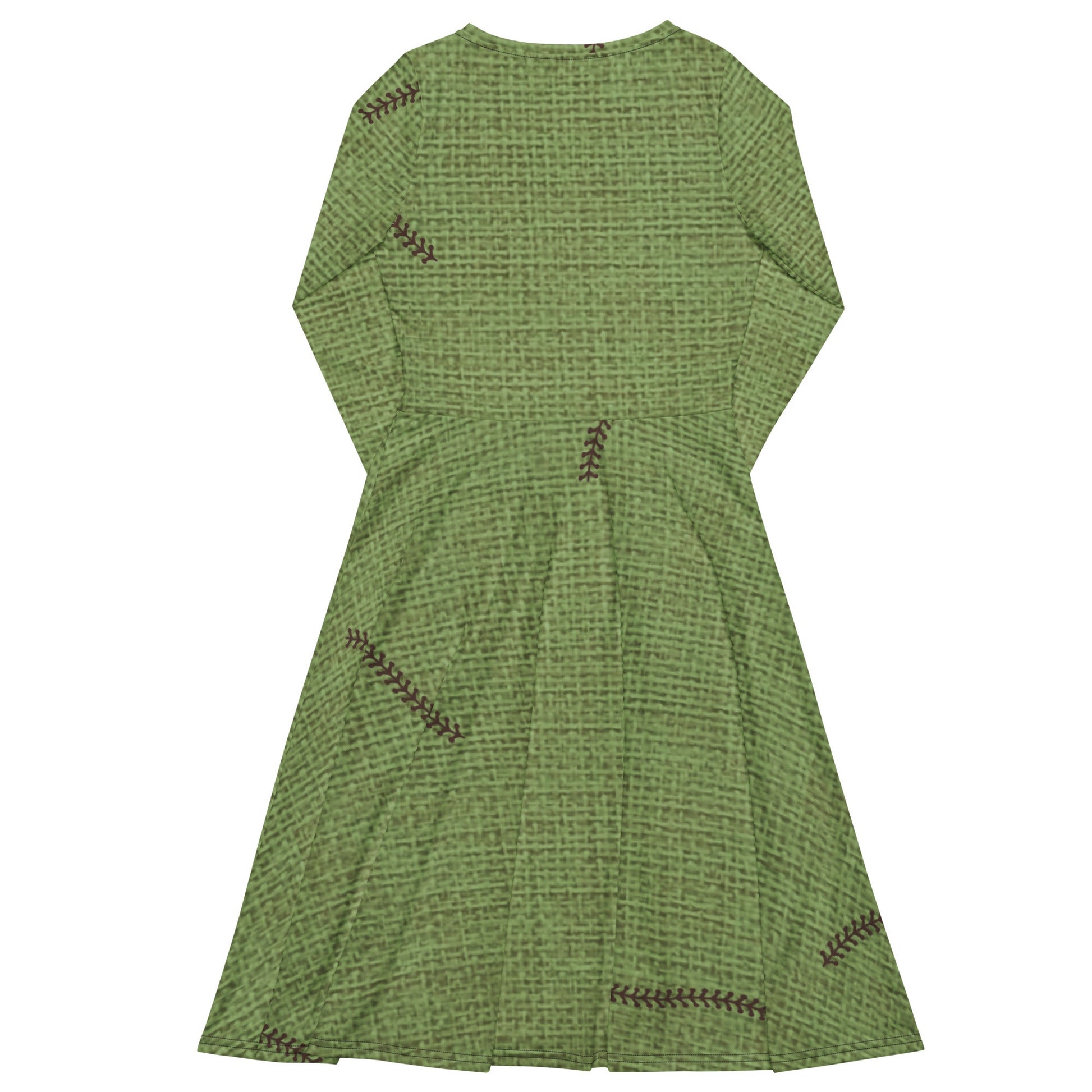 The Green Oogie Boogie long sleeve midi dress christmascosplayWrong Lever Clothing