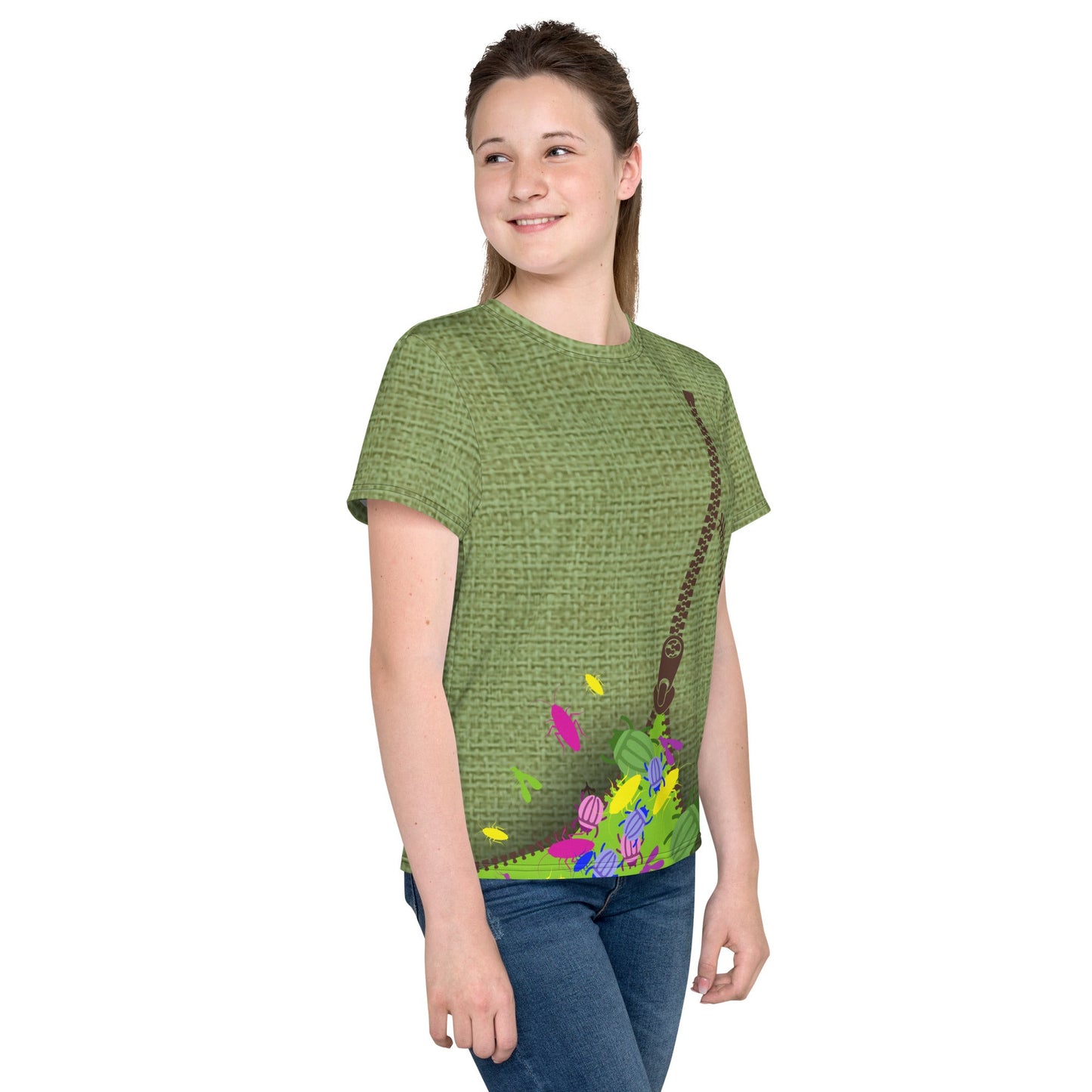 The Green Oogie Boogie Youth crew neck t - shirt christmascosplayWrong Lever Clothing