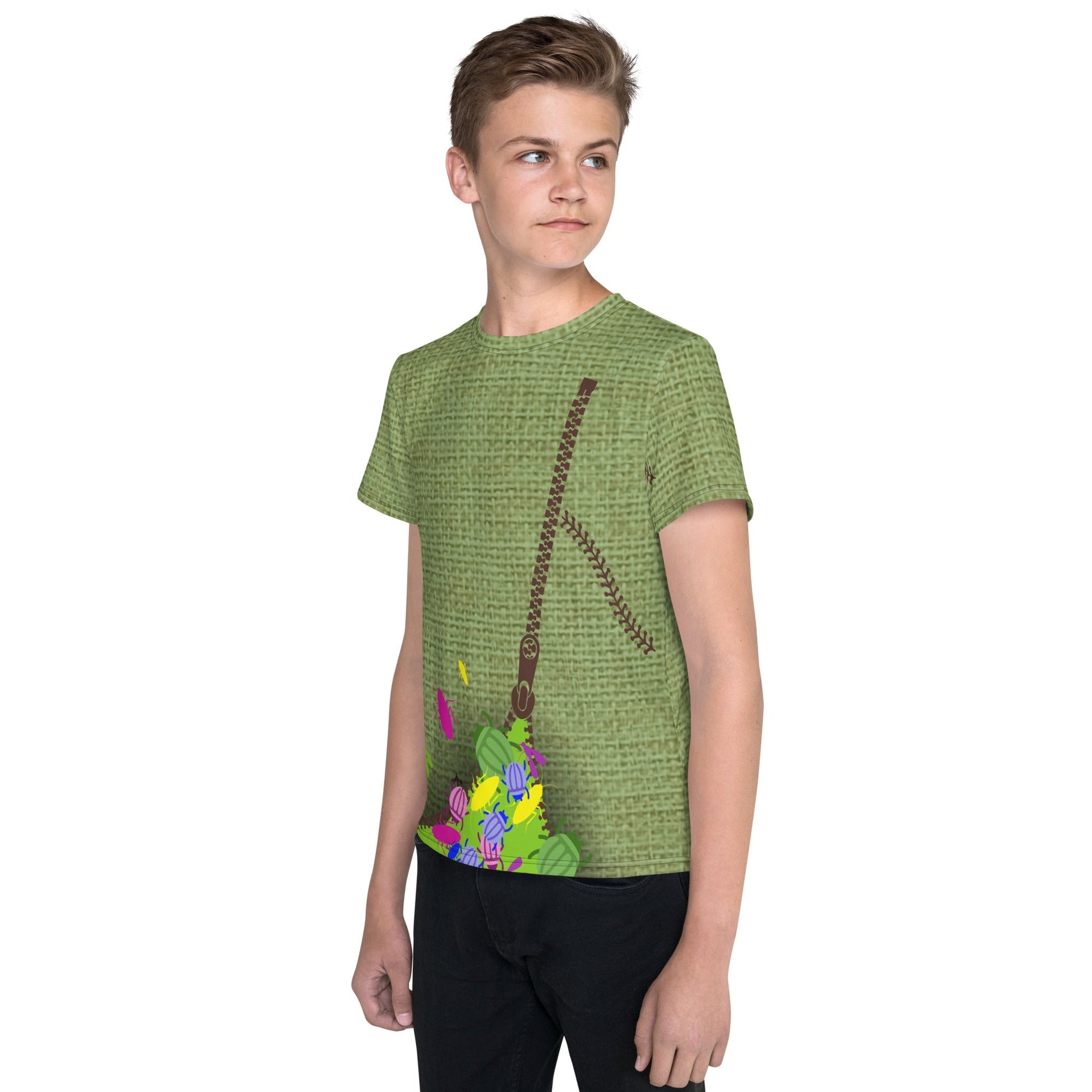 The Green Oogie Boogie Youth crew neck t - shirt christmascosplayWrong Lever Clothing