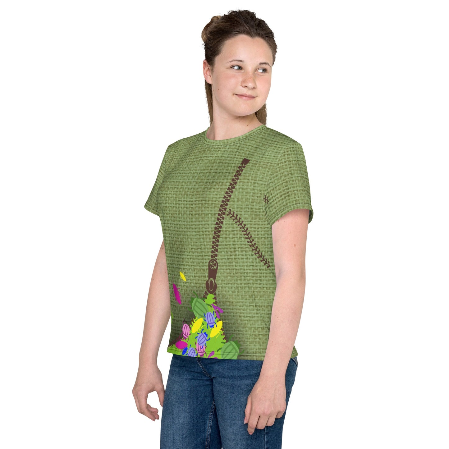 The Green Oogie Boogie Youth crew neck t - shirt christmascosplayWrong Lever Clothing