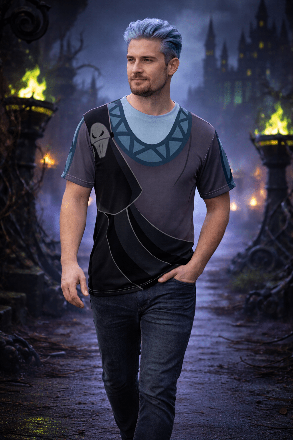 The Hades Unisex Tee All Over PrintAOP ClothingAdult T-ShirtWrong Lever Clothing