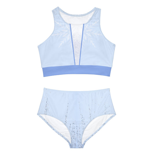 The Ice Princess Sporty Bikini Set All Over PrintAOPAll Over PrintsWrong Lever Clothing