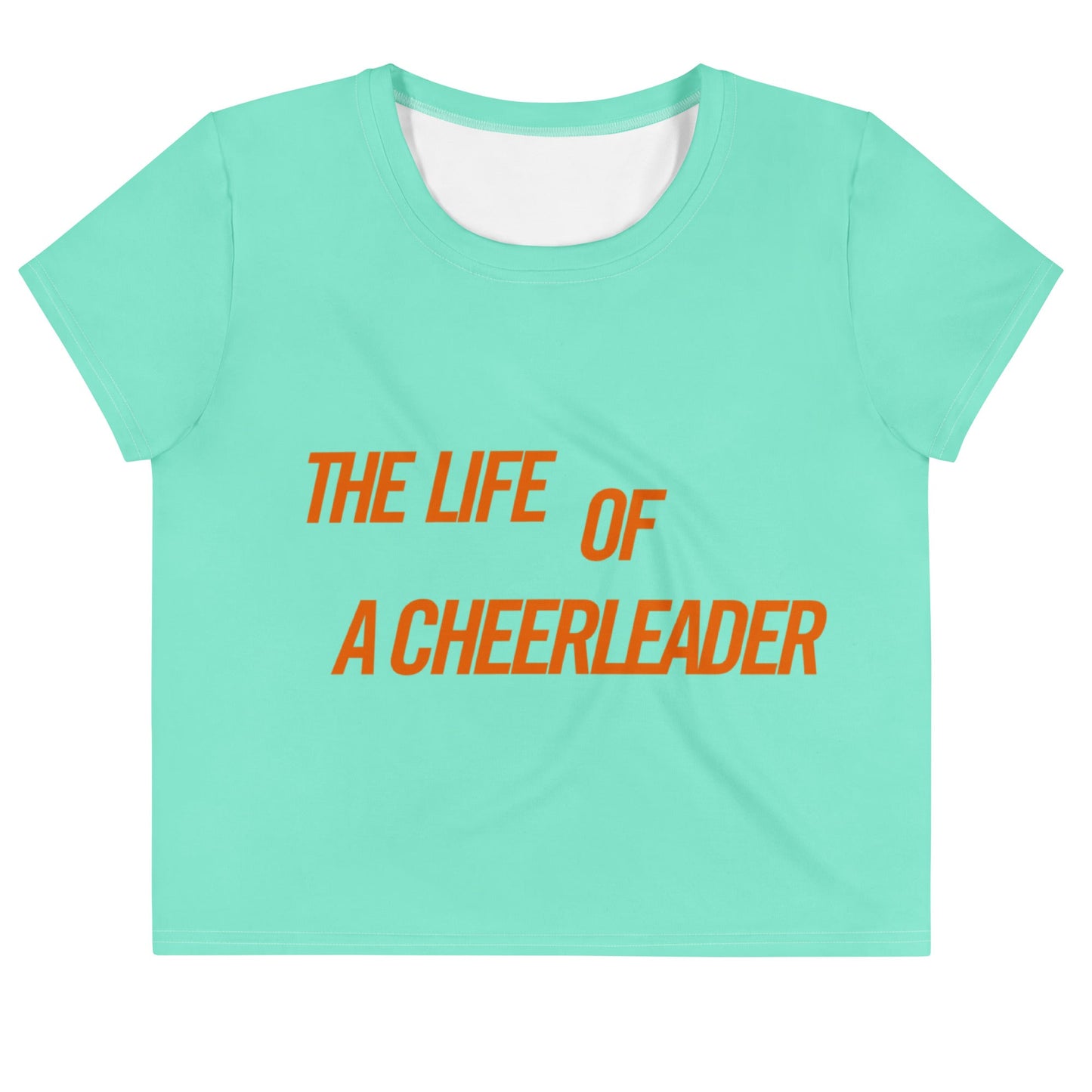 The Life of a Cheerleader Crop Top | Retro Varsity Aesthetic | Pop Star Style Cropped Tee | Cheer Team Outfit | Trendy Gift for Her 90s aestheticaesthetic cheer outfitWrong Lever Clothing