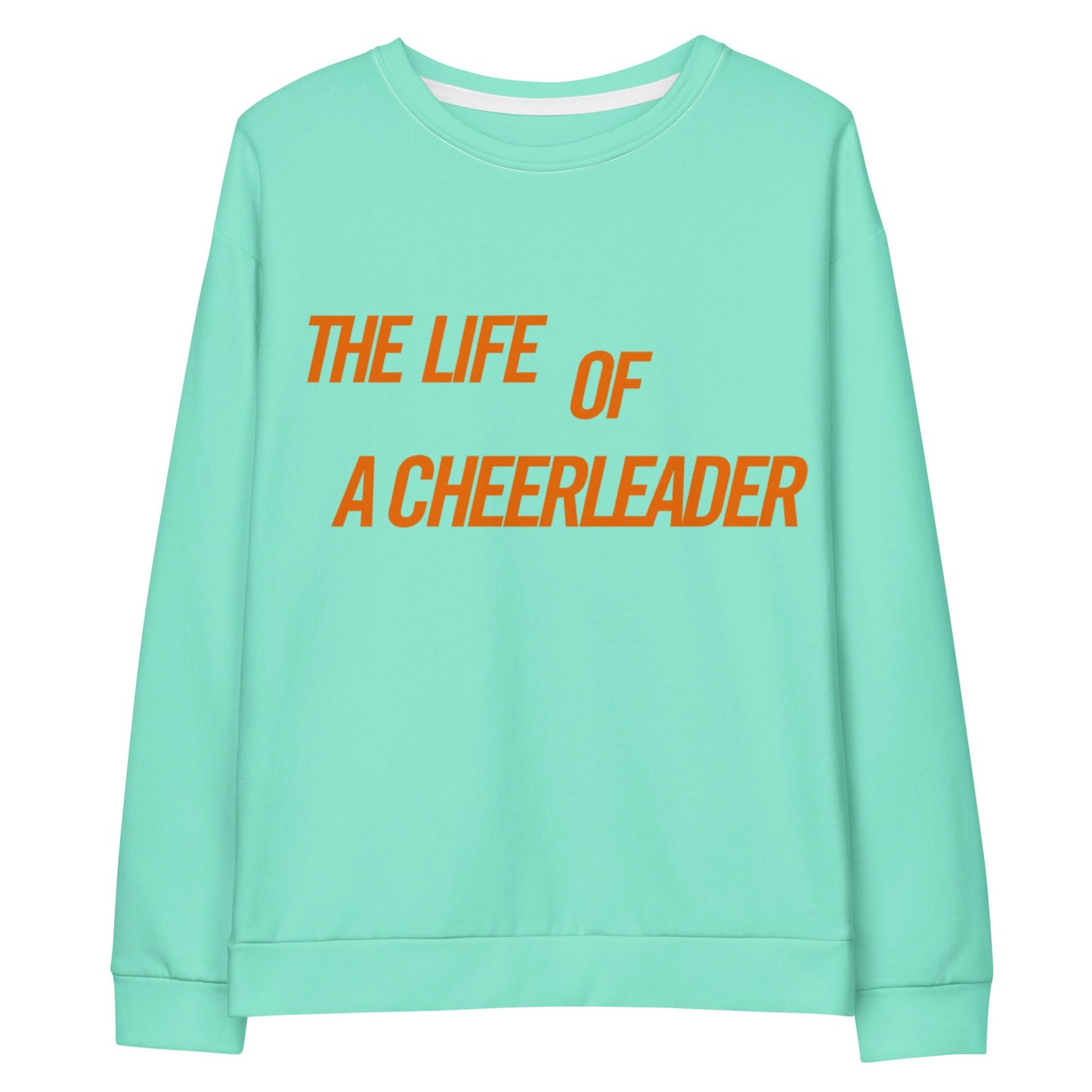 The Life of a Cheerleader Sweatshirt | Retro Pop Star Aesthetic | Cozy Crewneck | Cheer Team Gift | Soft Vintage Style Pullover cheer season giftcheerleader giftWrong Lever Clothing