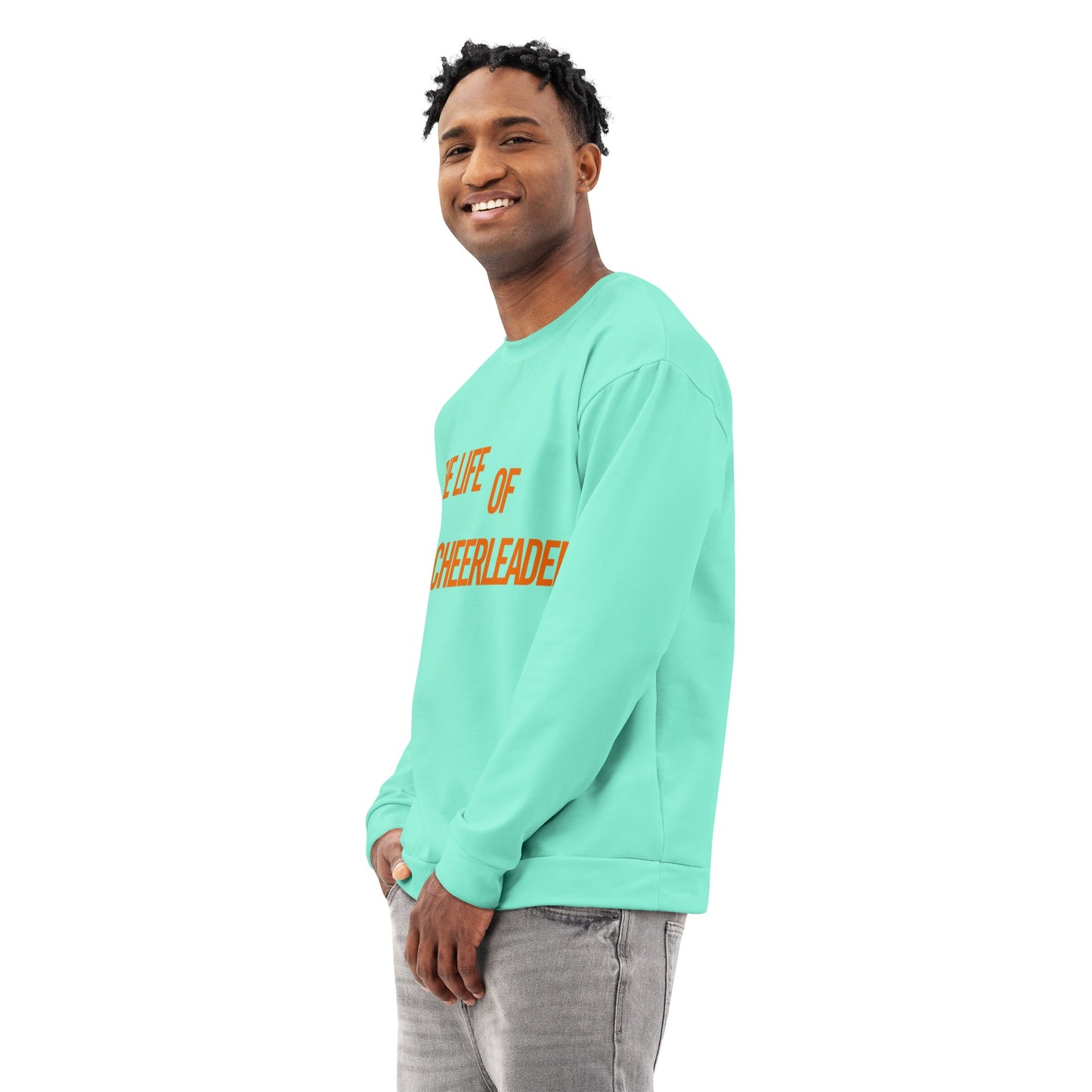 The Life of a Cheerleader Sweatshirt | Retro Pop Star Aesthetic | Cozy Crewneck | Cheer Team Gift | Soft Vintage Style Pullover cheer season giftcheerleader giftWrong Lever Clothing