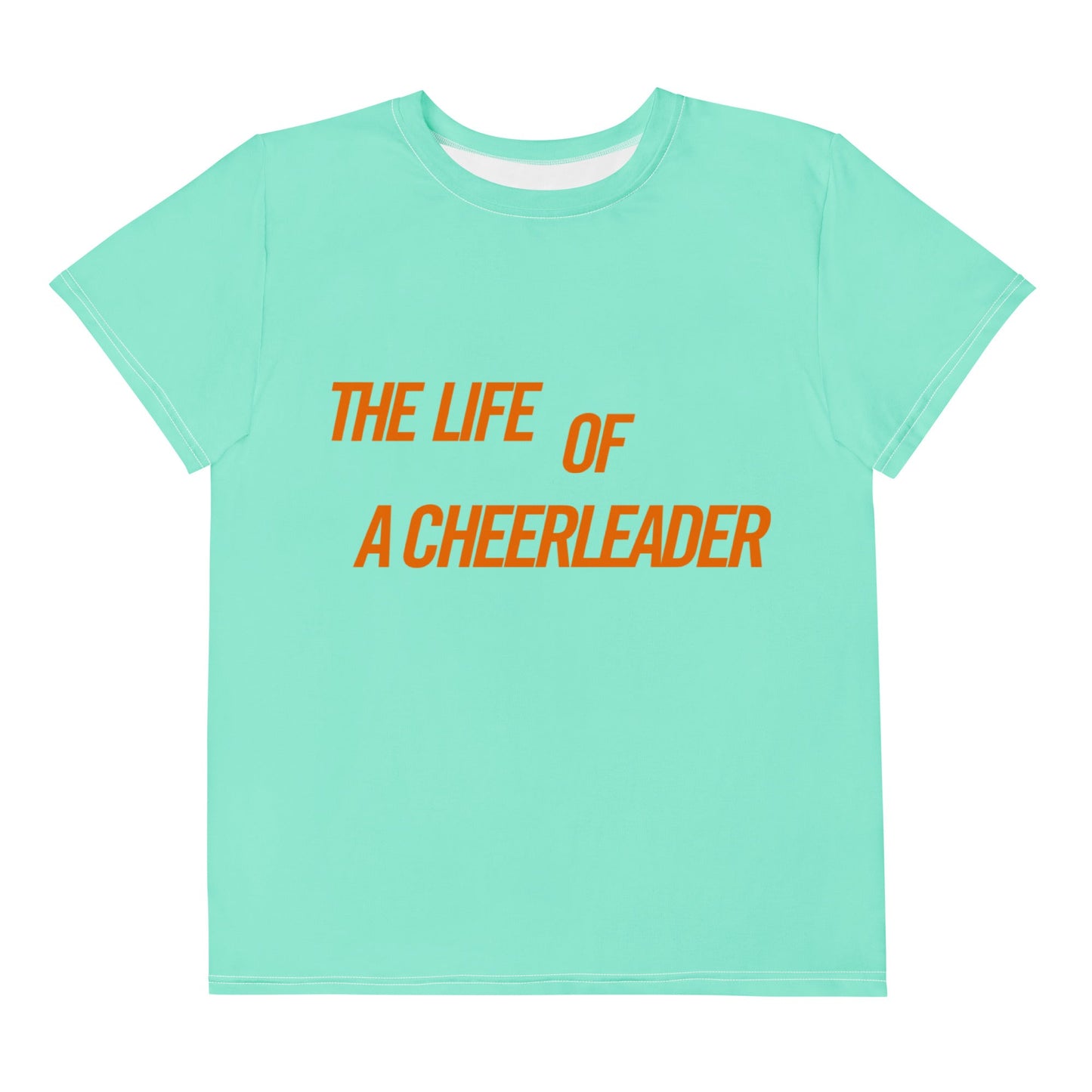 The Life of a Cheerleader Top | Retro Pop Star Aesthetic Tee | Varsity Style Graphic Shirt | Cheer Team Gift | Cozy Vintage Look aesthetic cheer outfitcheer season giftWrong Lever Clothing