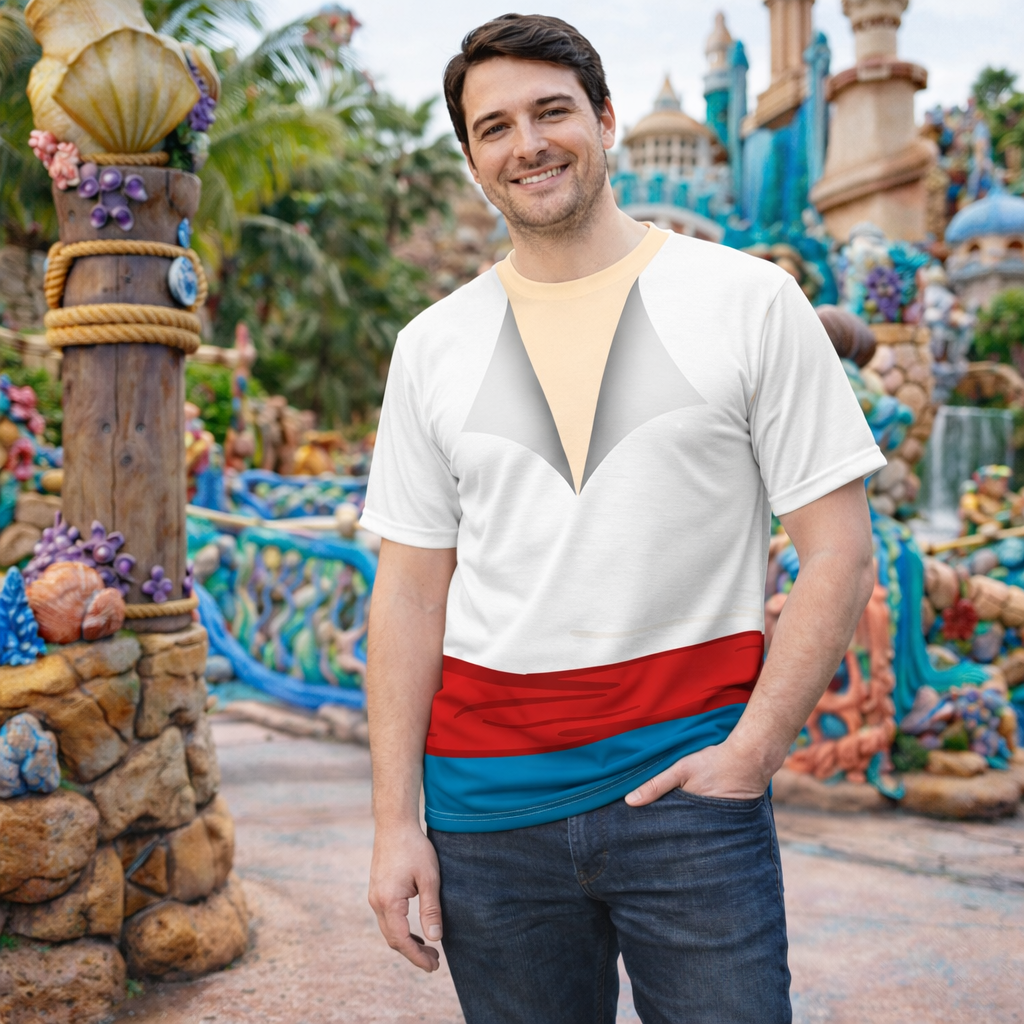 The Mermaid Prince Unisex Tee adult disneyadult disney princessAdult T-ShirtWrong Lever Clothing