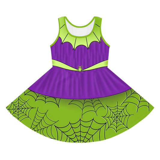 The Not so Scary Mouse Girls' Sleeveless Sundress All Over PrintAOPAll Over PrintsWrong Lever Clothing