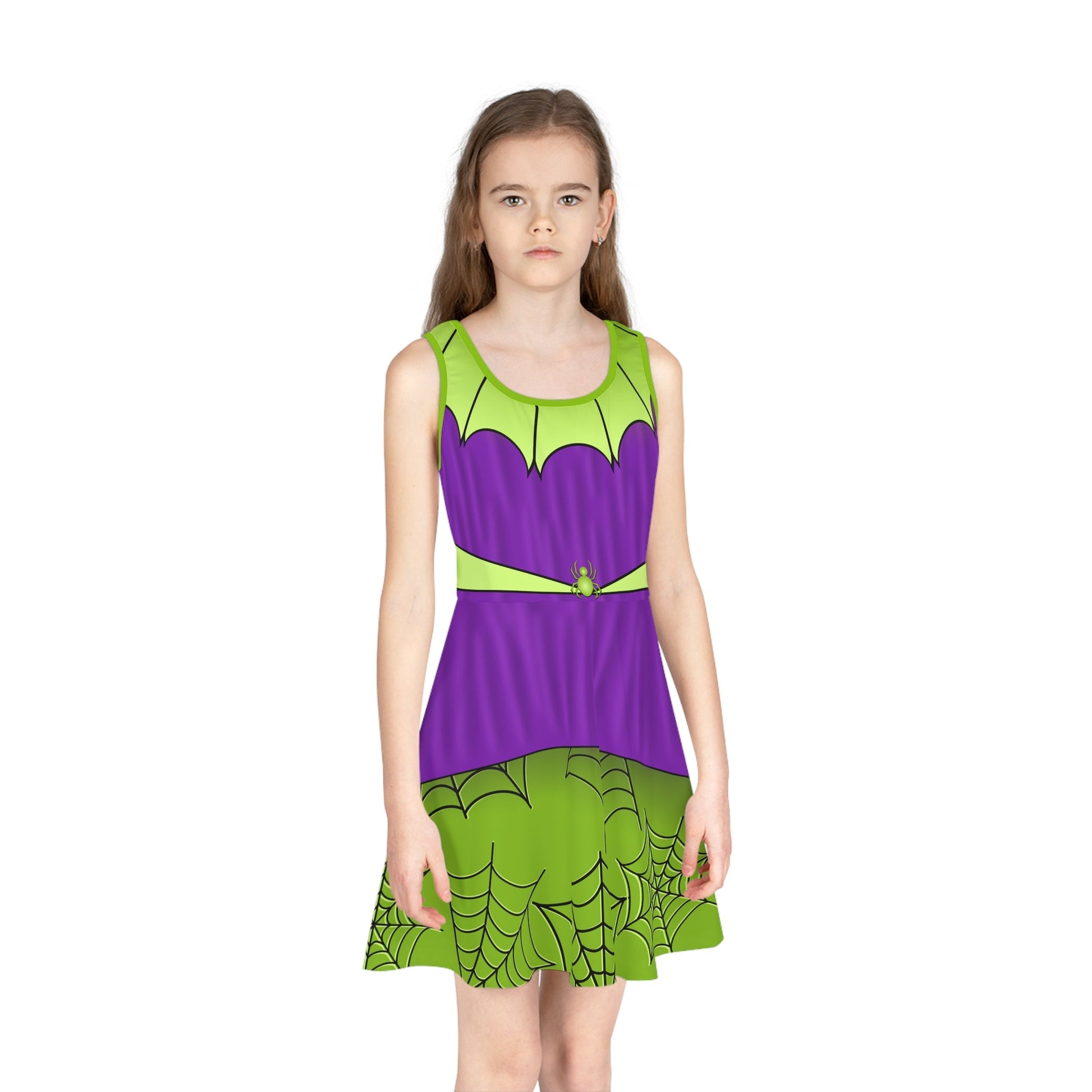 The Not so Scary Mouse Girls' Sleeveless Sundress All Over PrintAOPAll Over PrintsWrong Lever Clothing