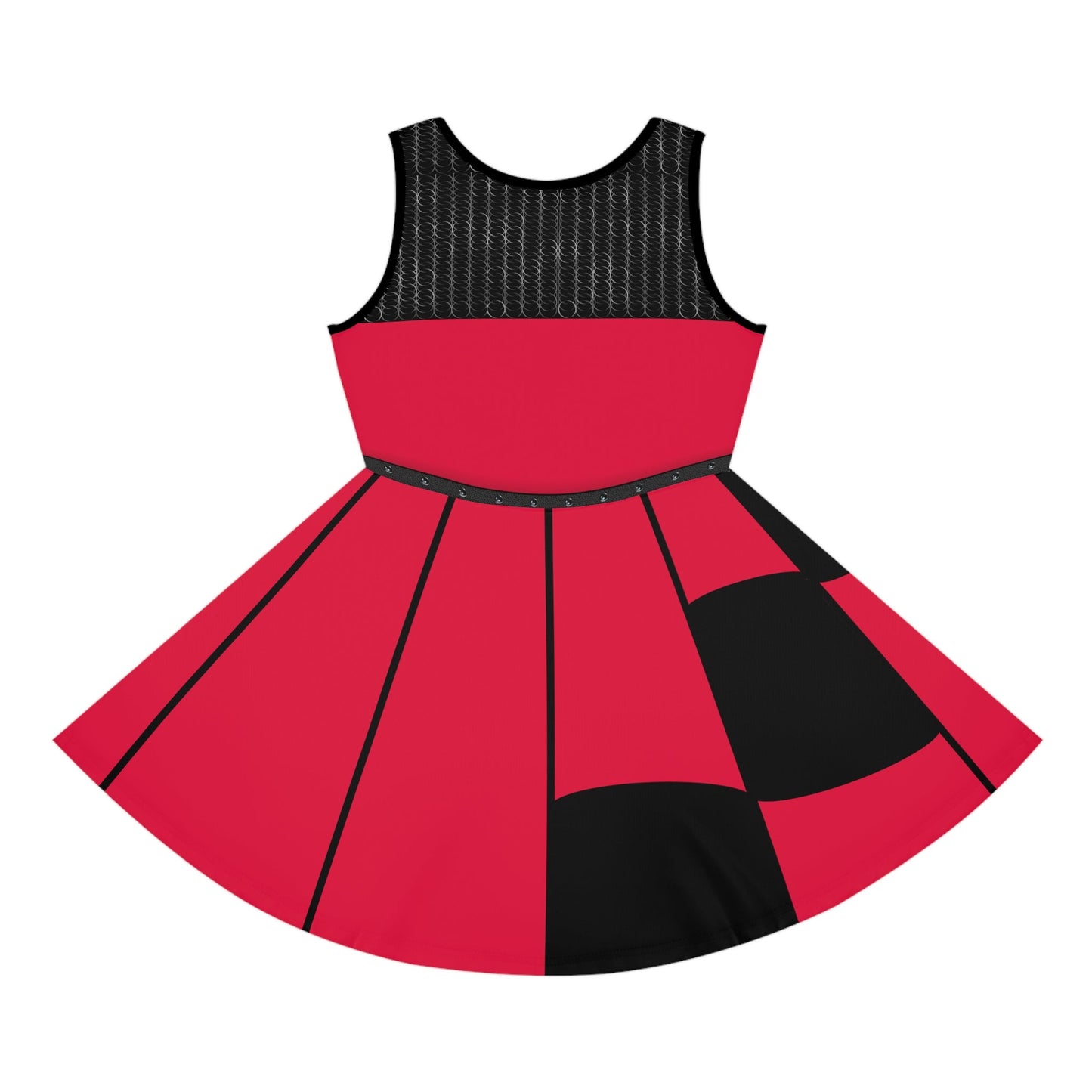 The Red Descendant Girls' Sleeveless Sundress All Over PrintAOPAll Over PrintsWrong Lever Clothing