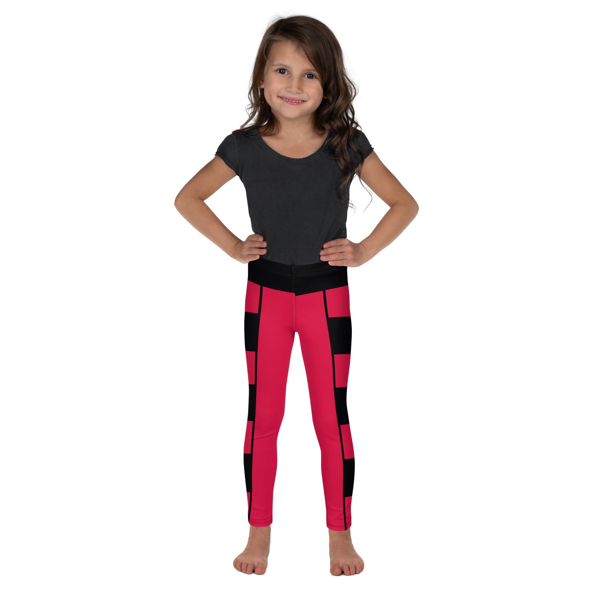 The Red Descendant Kid's Leggings descedantsdisney birthdayWrong Lever Clothing