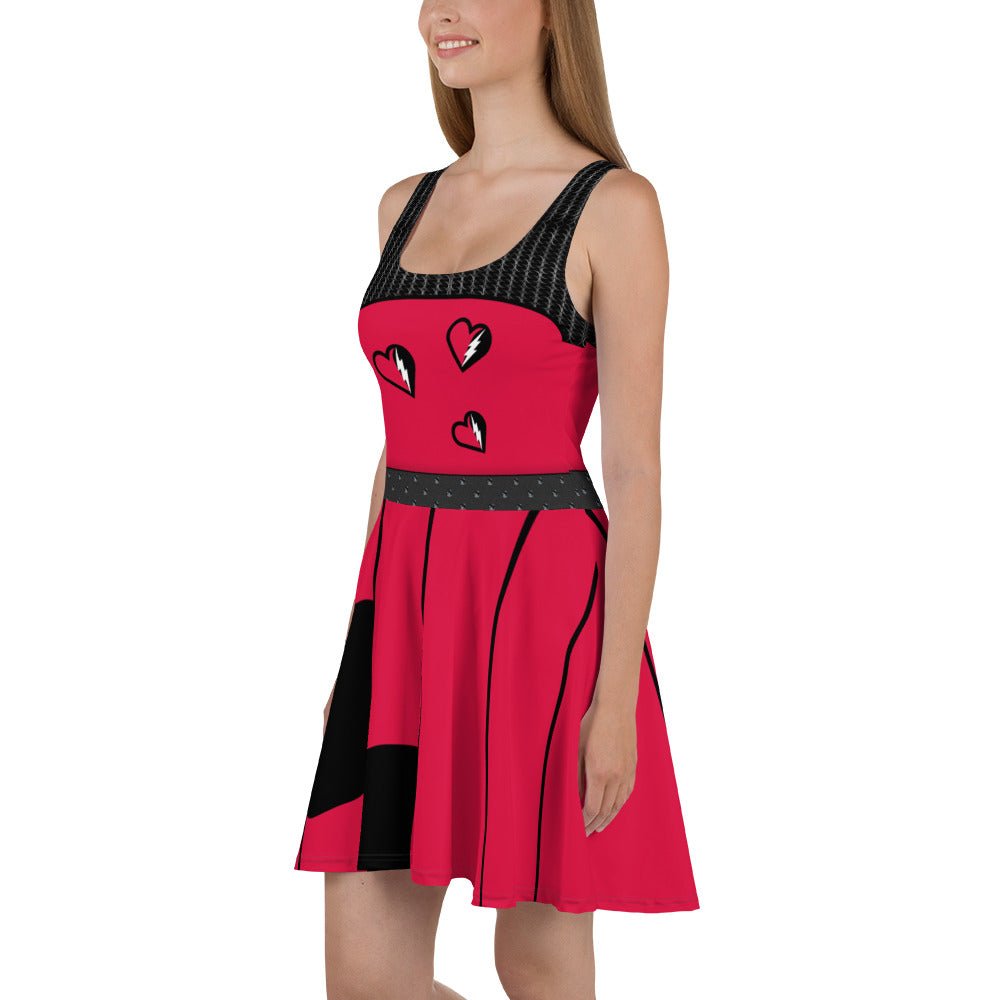 The Red Descendant Skater Dress adult costumedescedantsWrong Lever Clothing