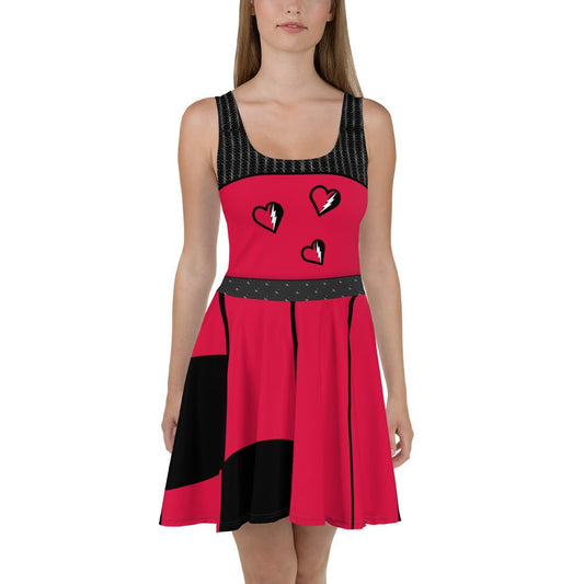 The Red Descendant Skater Dress adult costumedescedantsWrong Lever Clothing