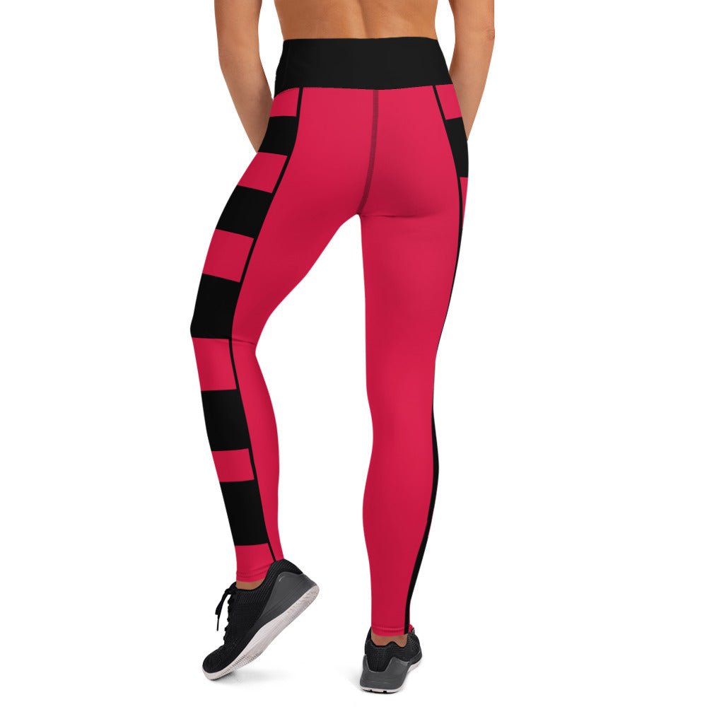 The Red Descendant Yoga Leggings adult red costumedescendants costumeWrong Lever Clothing