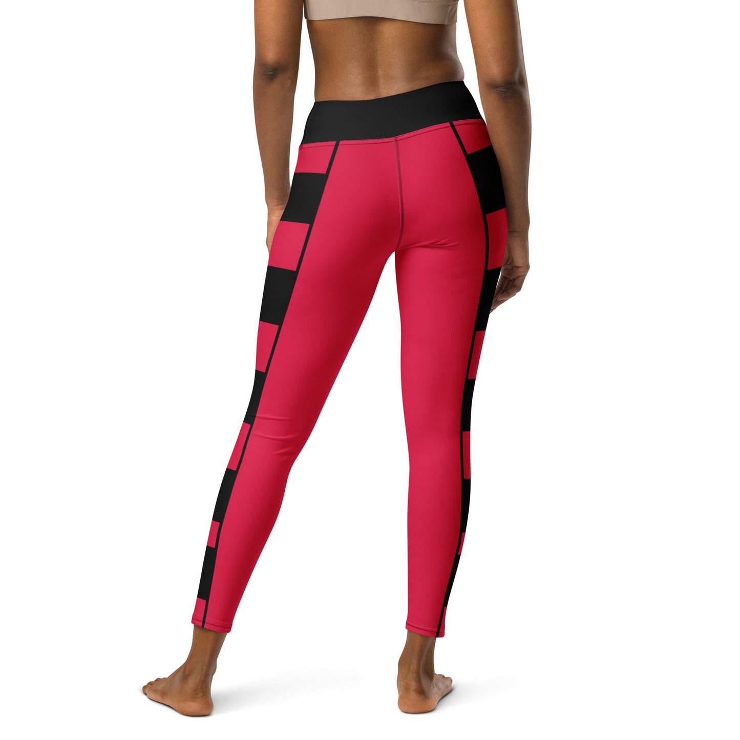 The Red Descendant Yoga Leggings adult red costumedescendants costumeWrong Lever Clothing